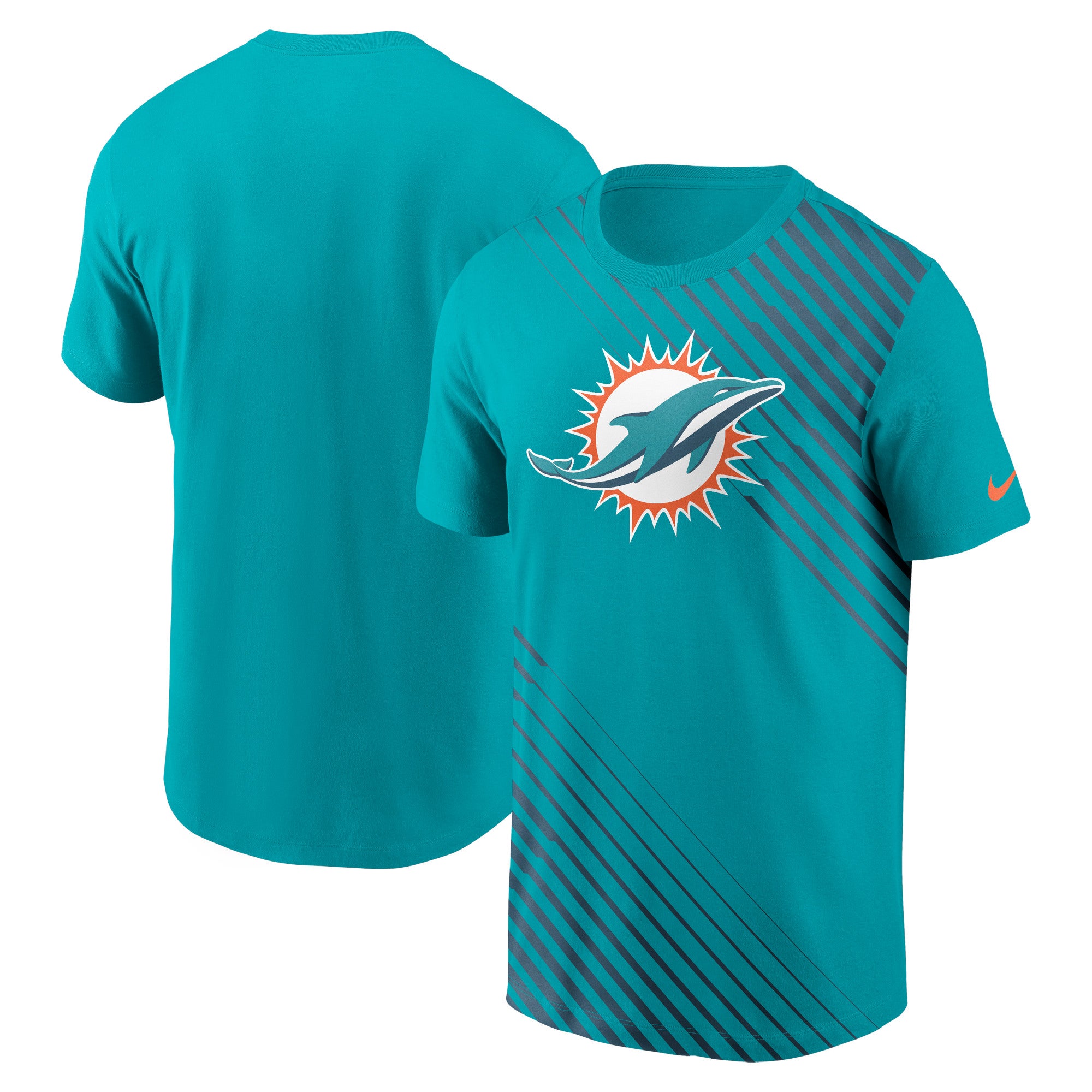 Nike Men's Yard Line (NFL Miami Dolphins) T-Shirt in Green, Size: Large | NKGW3GT9P-079