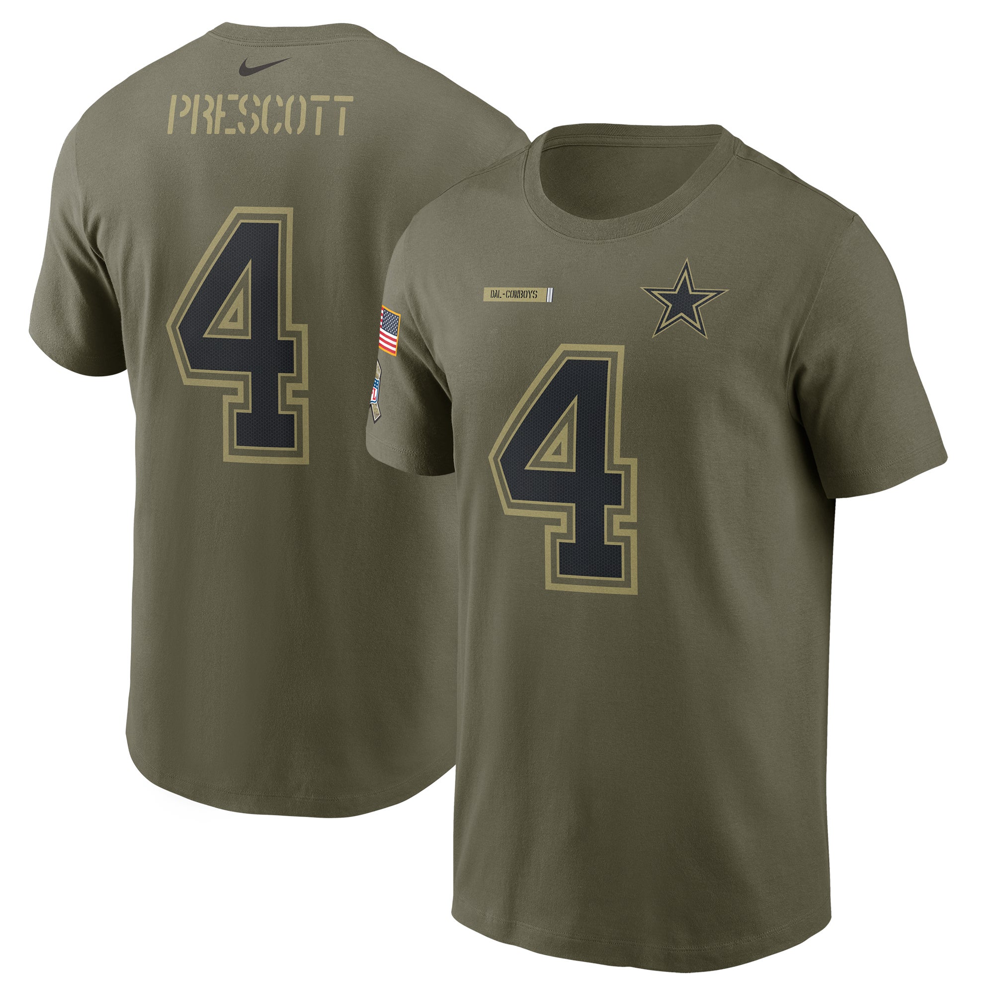 Nike Cowboys 2021 Salute To Service T-Shirt - Men's