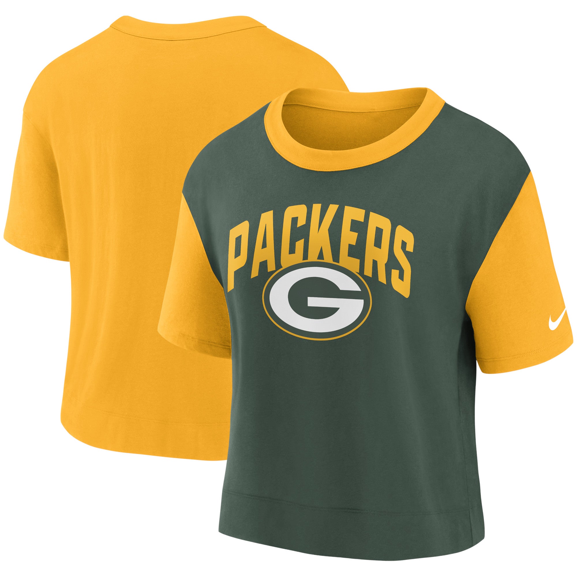 Nike Fashion (NFL Green Bay Packers) Women's 3/4-Sleeve T-Shirt.