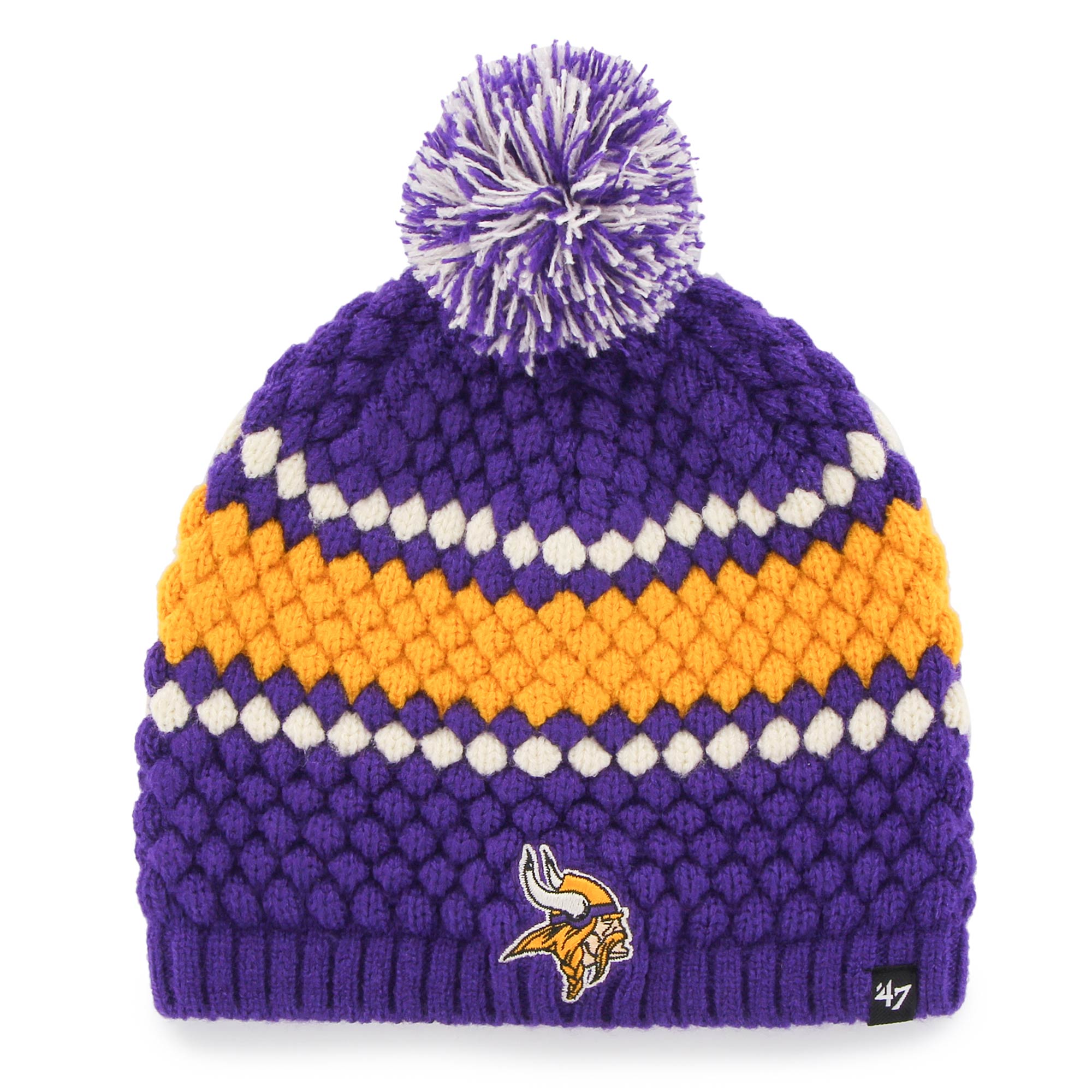 New Era Men's Minnesota Vikings 2023 Sideline Purple Sport Knit Beanie