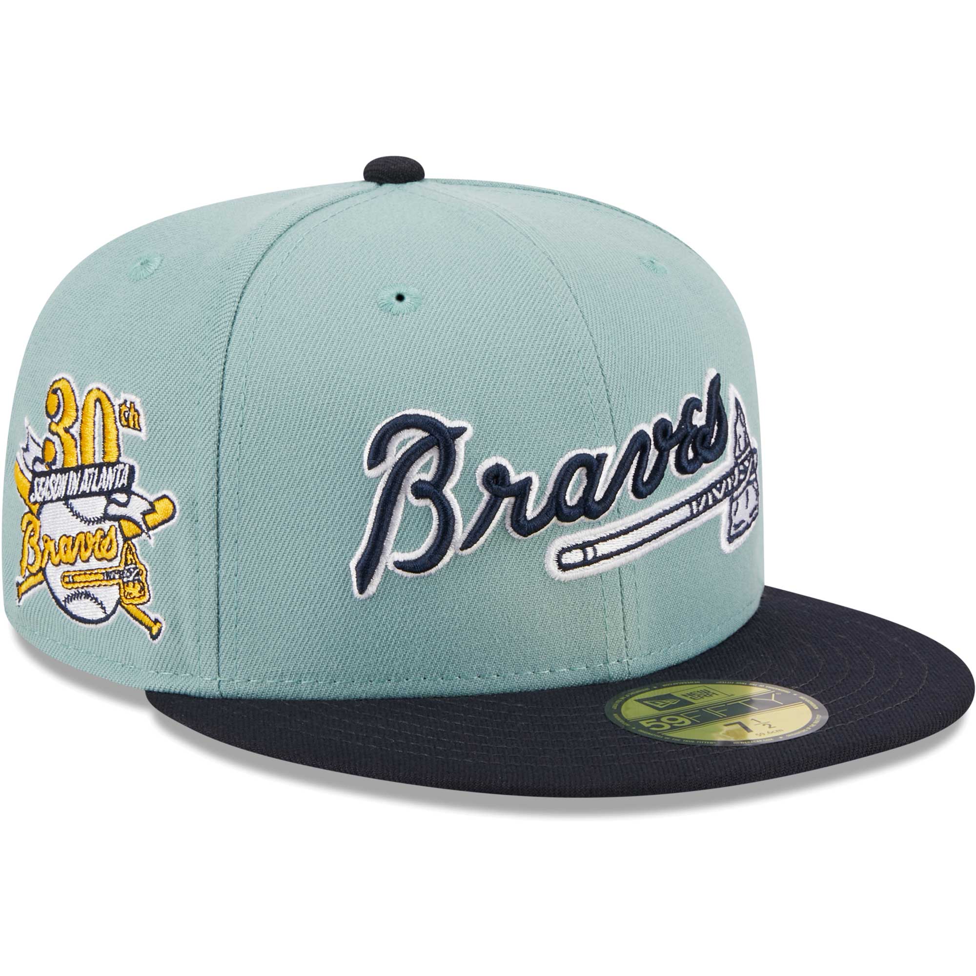 Offset x Atlanta Braves New Era 59FIFTY Fitted Hat - Light Blue