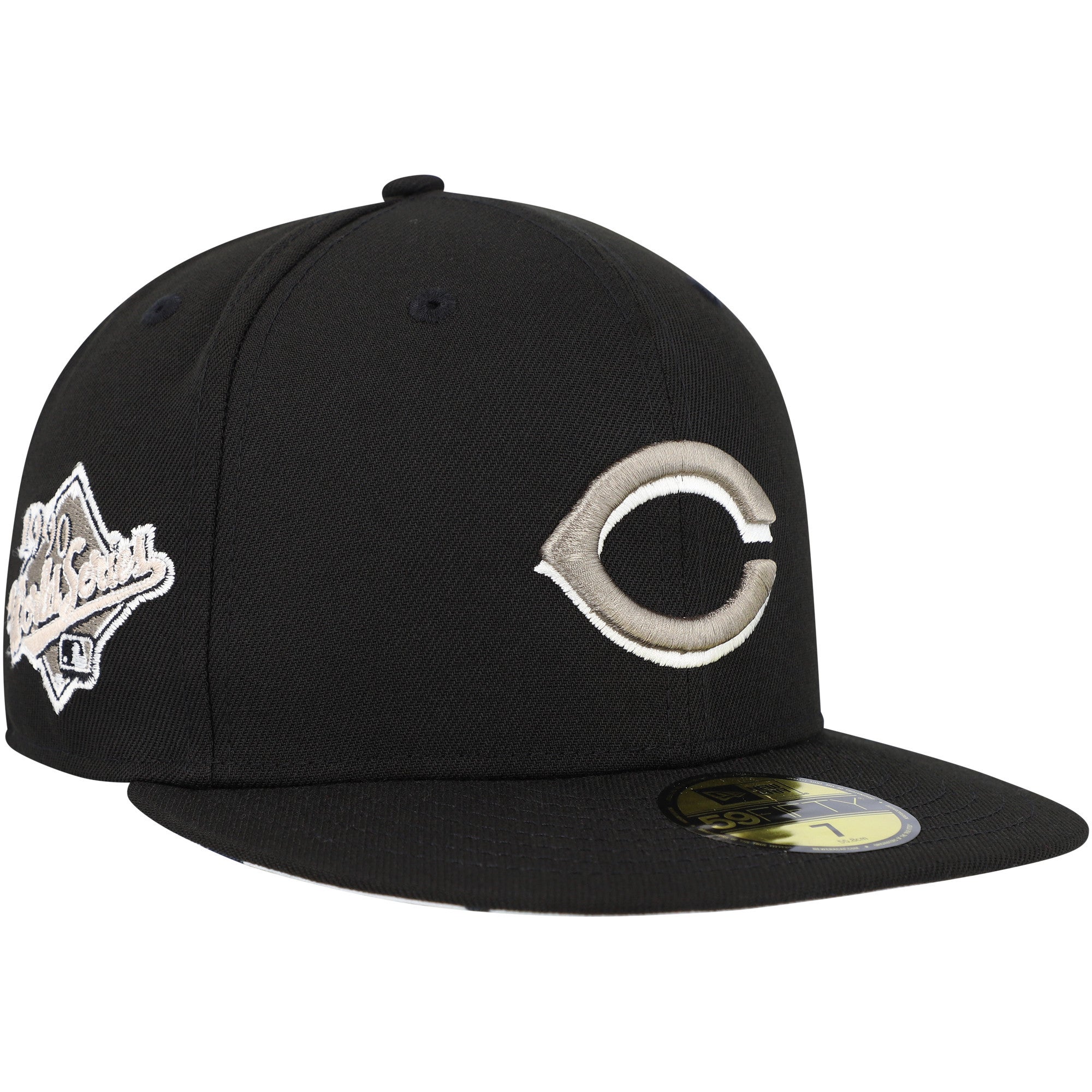 New Era Mens MLB Cincinnati Reds Historic Champs 59Fifty Fitted Hat  60288303 Red, Grey Undervisor