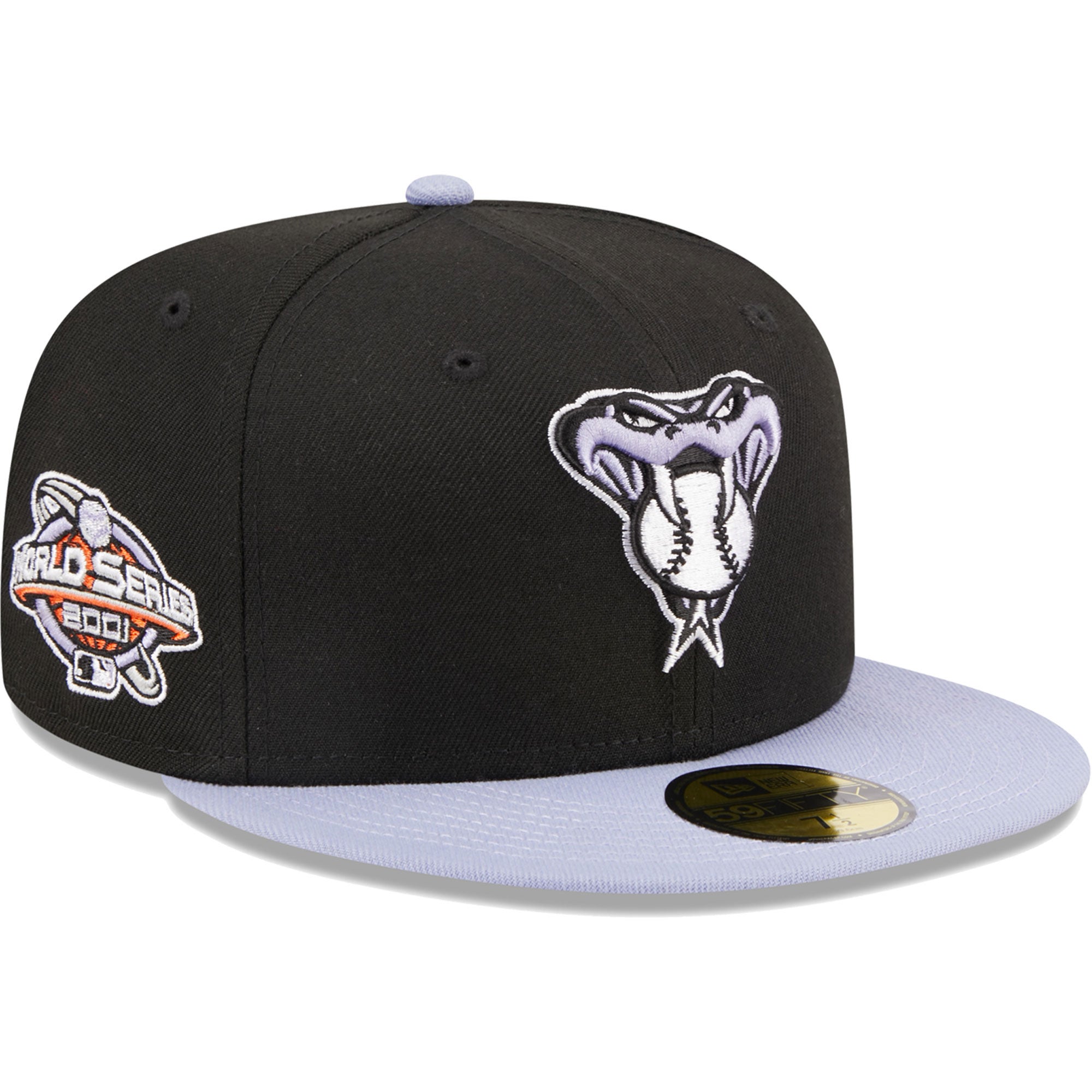 Arizona Diamondbacks New Era Custom Gray/Tie Dye Side Patch 59FIFTY Fitted Hat, 7 1/4 / Gray