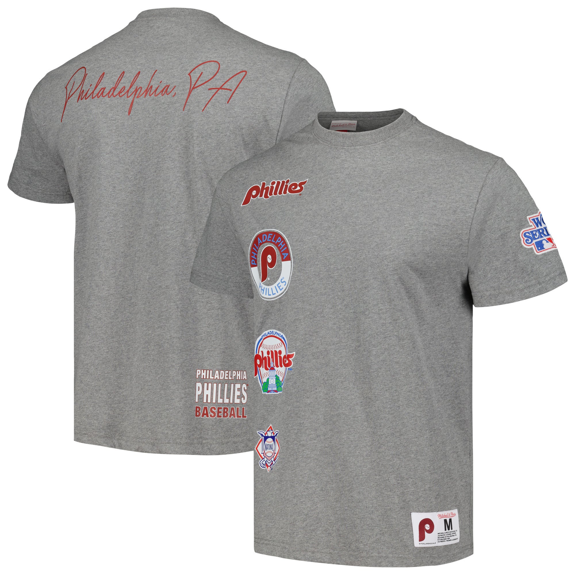 Mitchell & Ness Phillies Cooperstown City T-Shirt