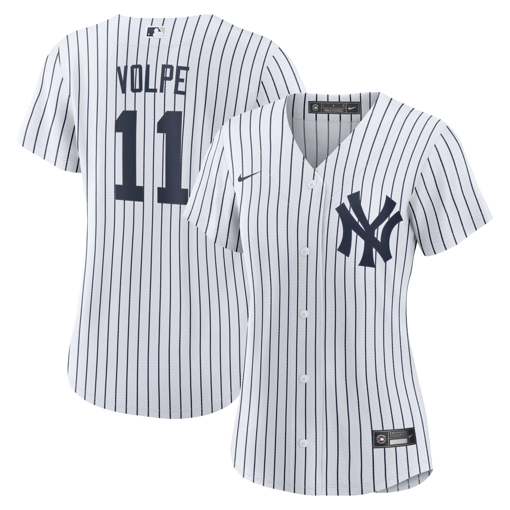 Anthony Volpe New York Yankees Nike Home Replica Player Jersey - White