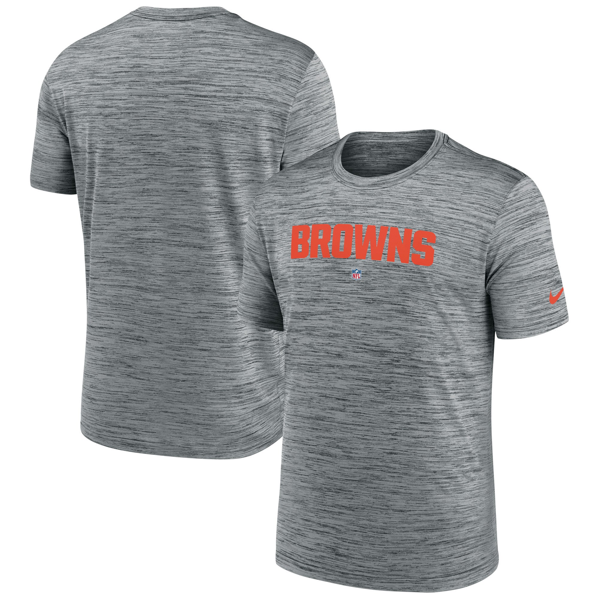 Nike Men's Cleveland Browns Sideline Velocity T-Shirt - Brown - L Each