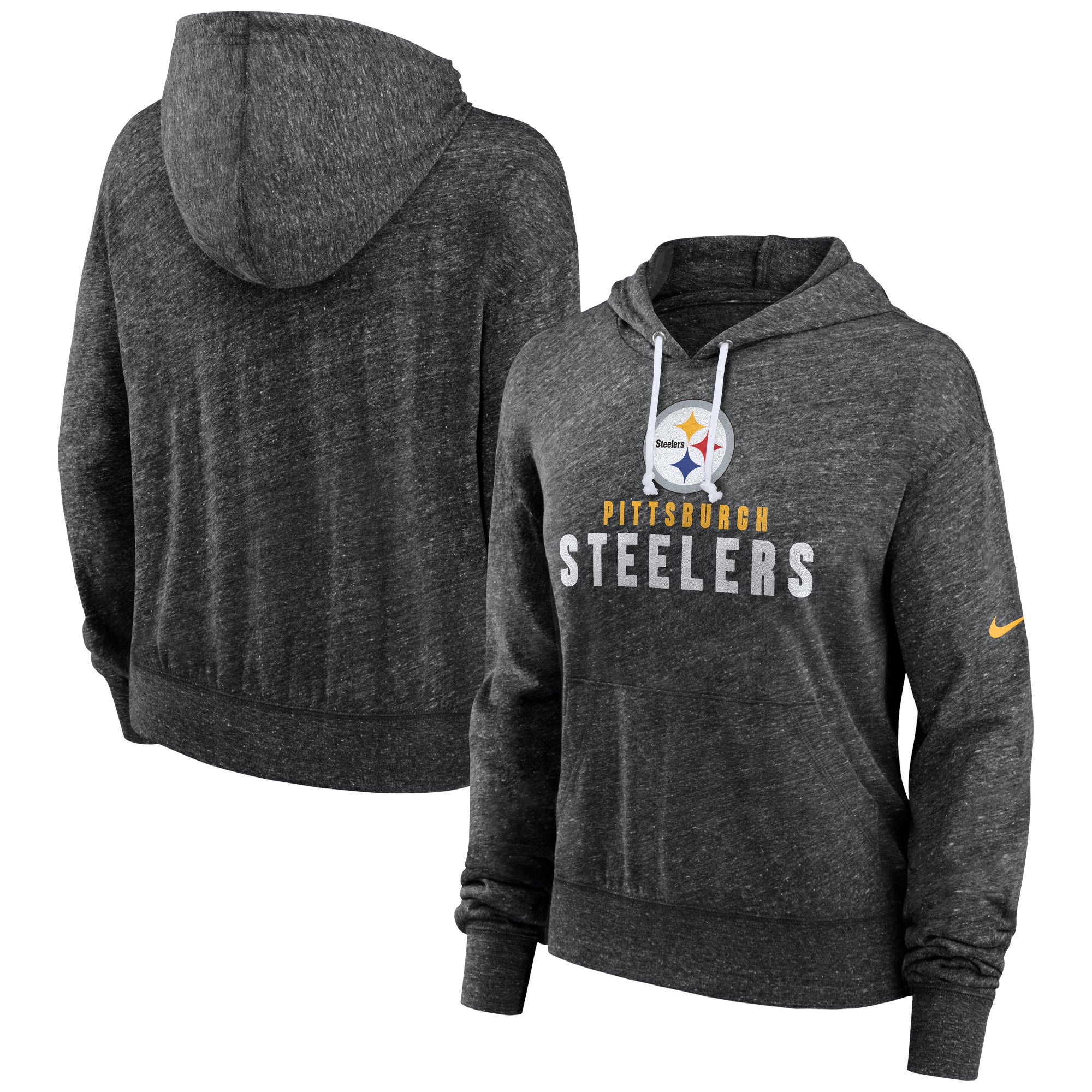 Nike Steelers Gym Vintage Lightweight Hooded Top