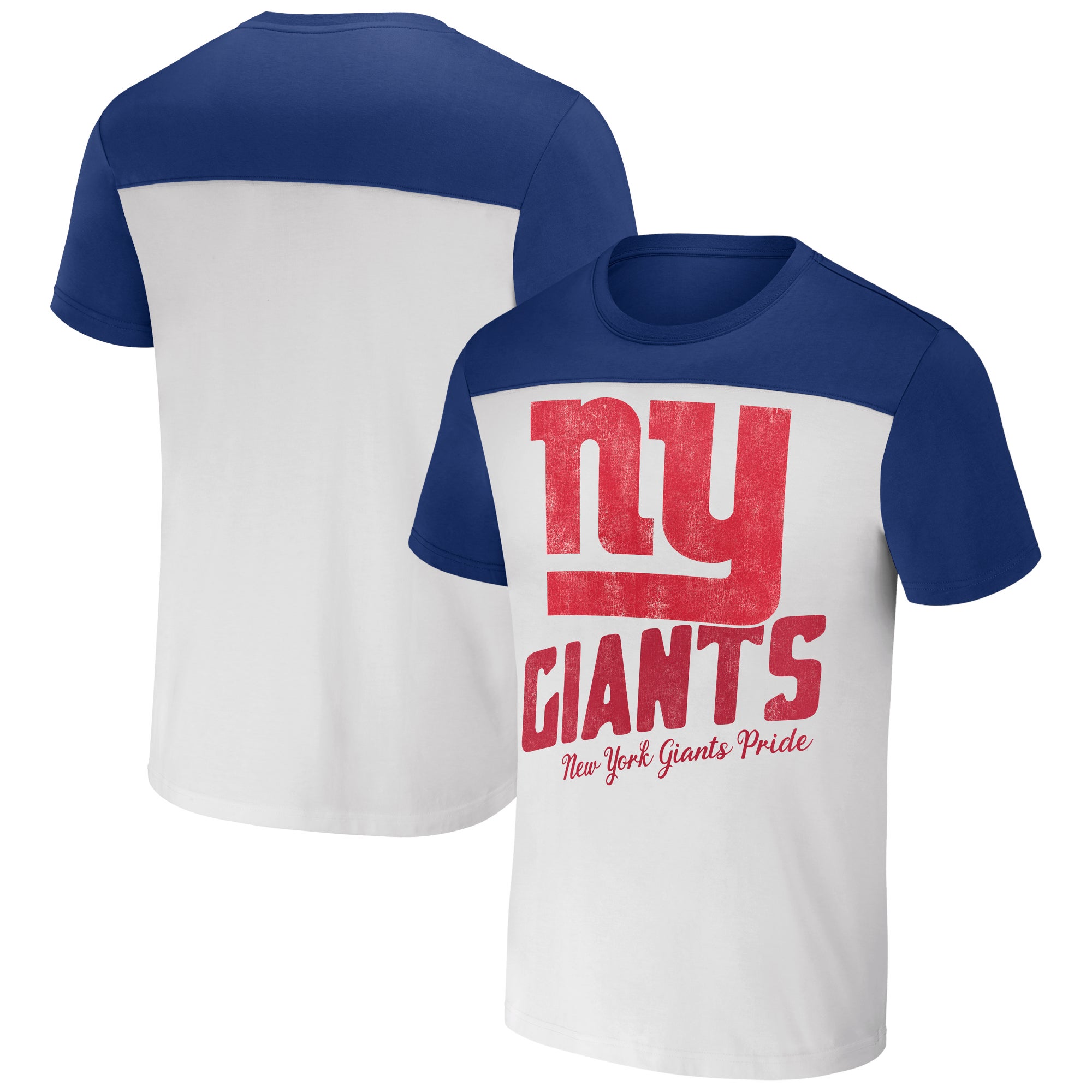 NFL x Darius Rucker Collection by Fanatics Giants Colorblocked T-Shirt ...