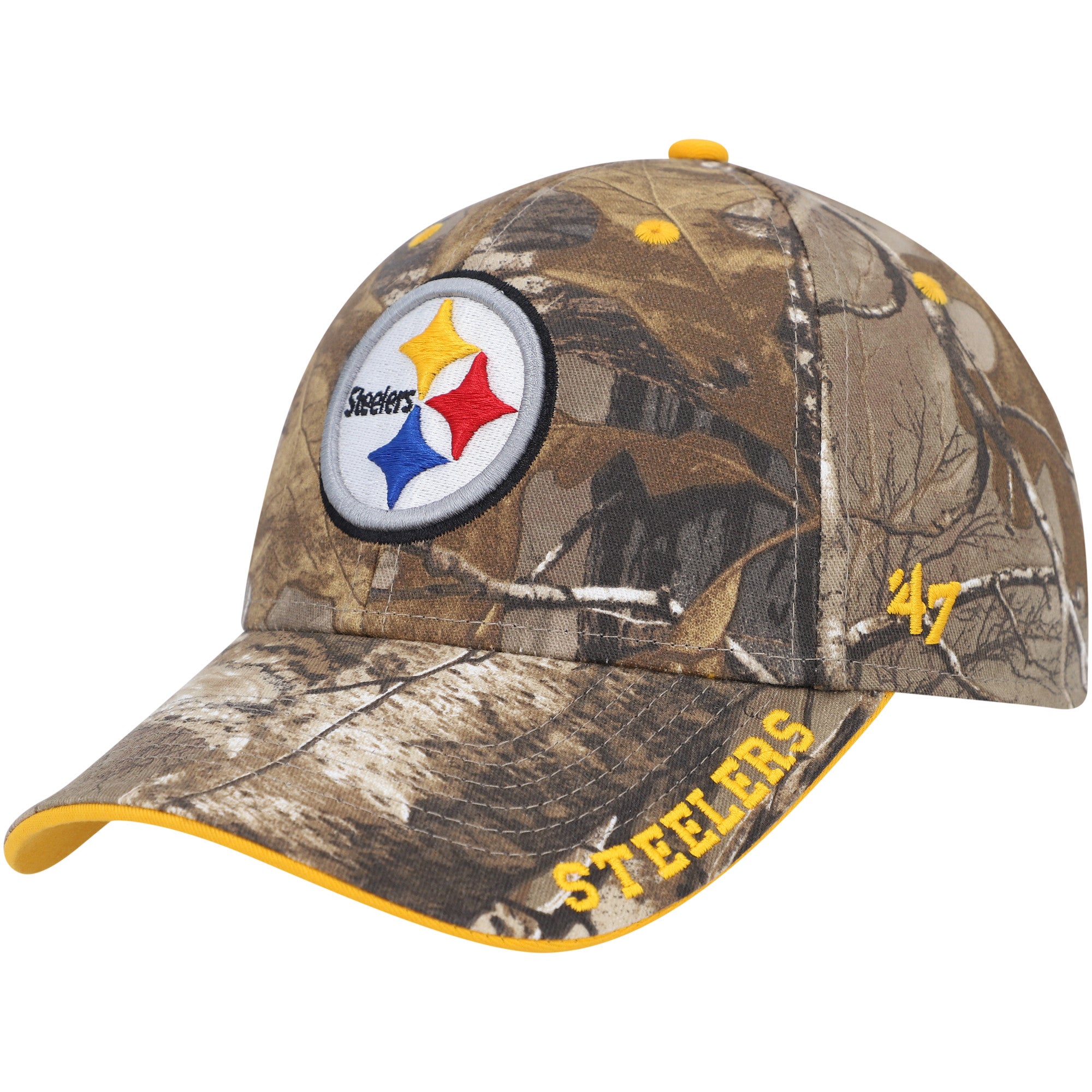 47 Brand Steelers Frost MVP Adjustable Hat