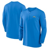 Los Angeles Chargers New Era Long Sleeve Hoodie T-Shirt - Powder Blue