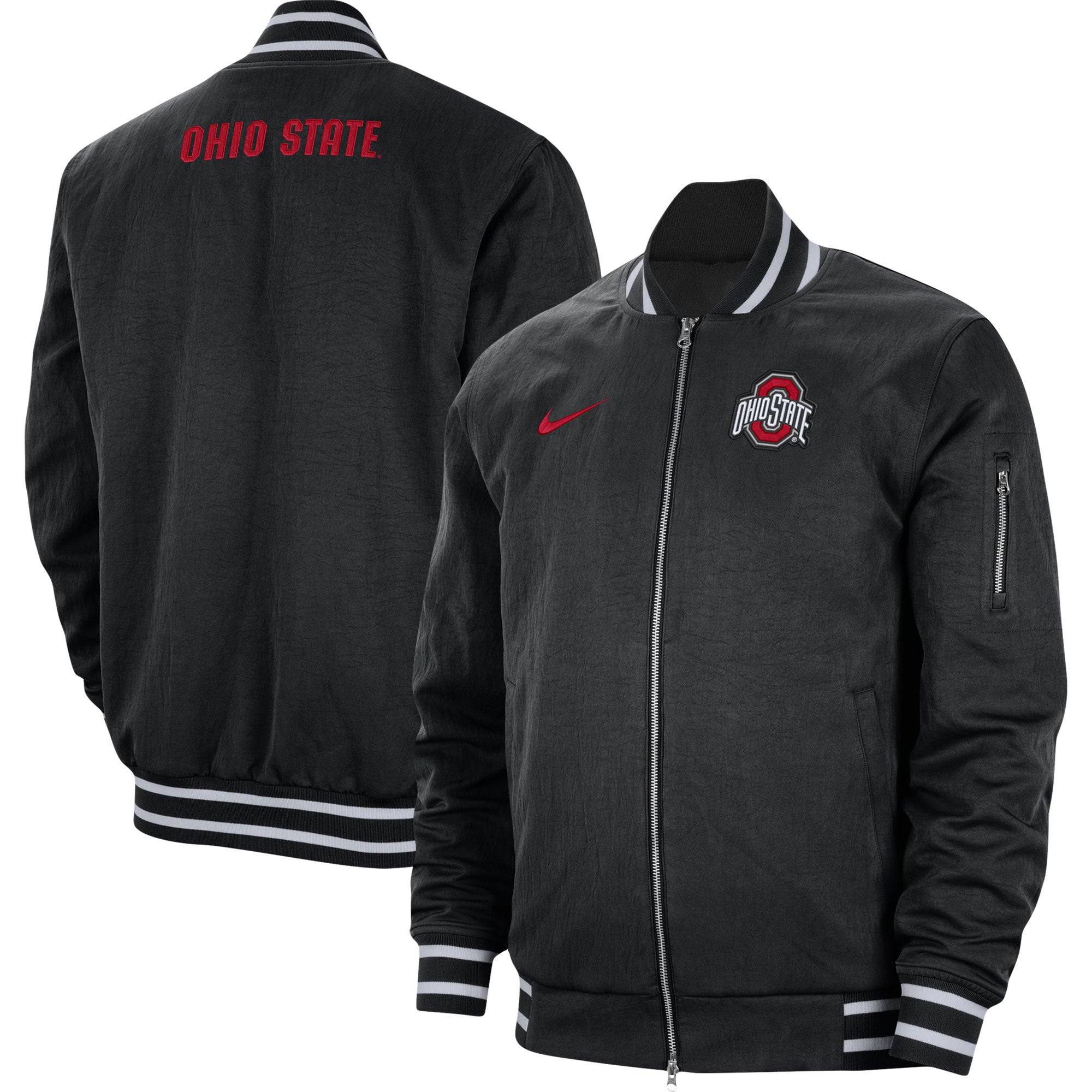 Nike Ohio State FullZip Bomber Jacket Foot Locker