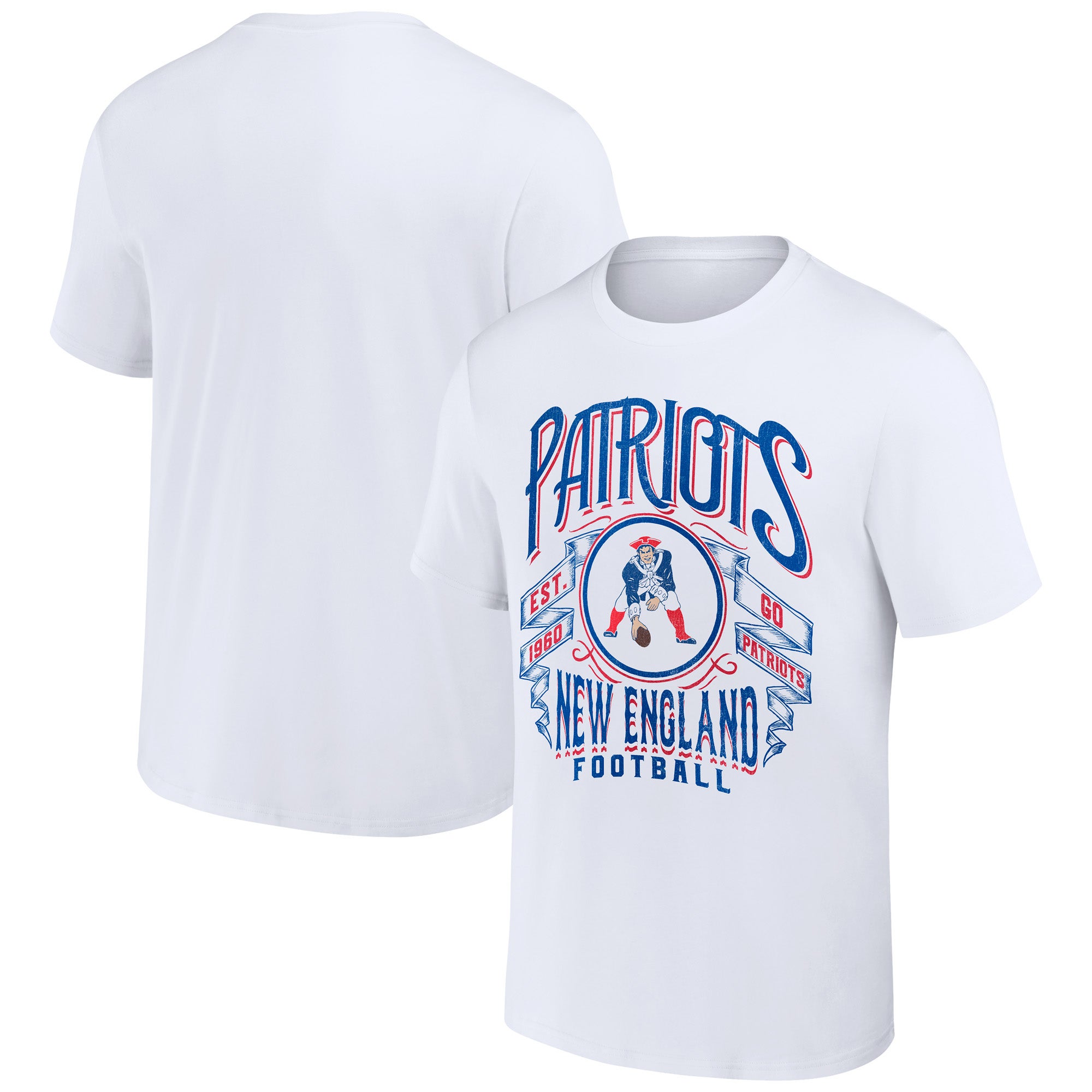 Women's Fanatics Branded White New England Patriots Retro