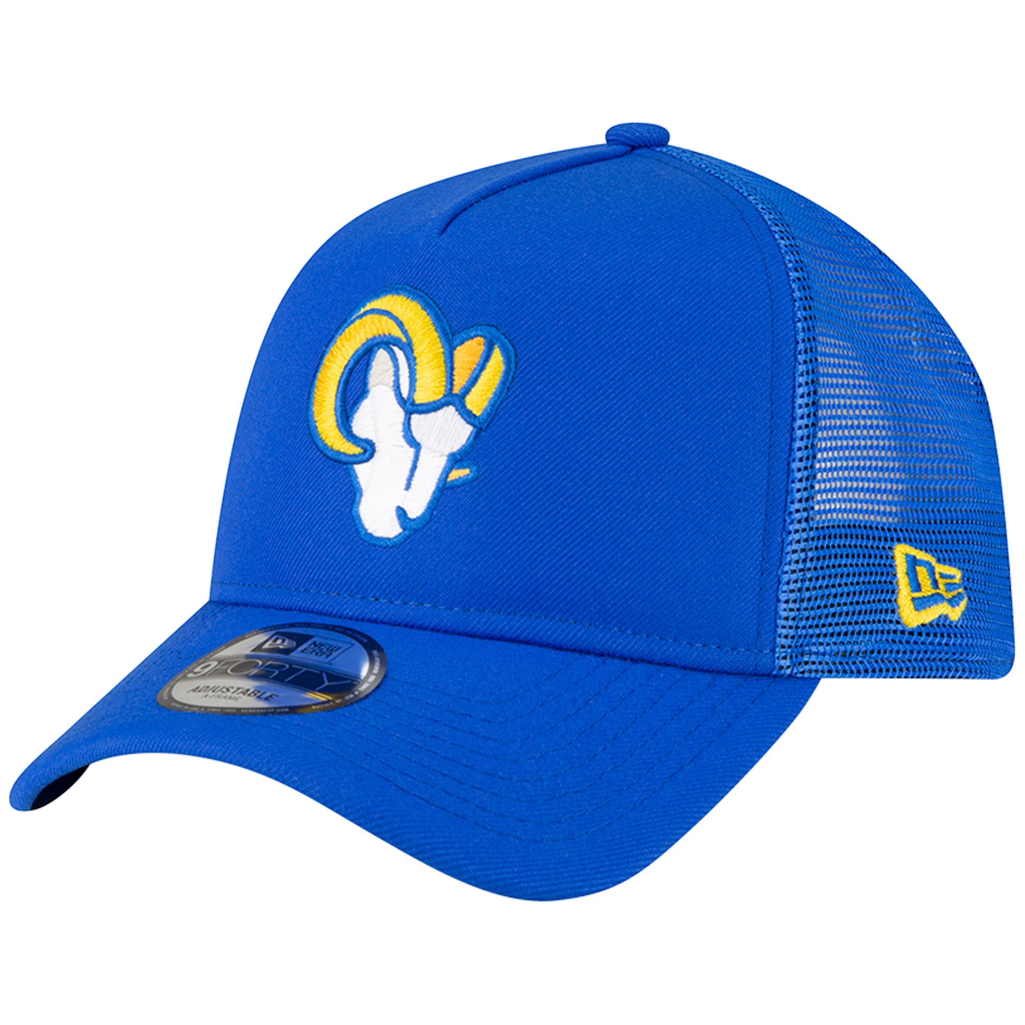 Los Angeles Rams New Era All Day A-Frame Trucker 9FORTY Adjustable