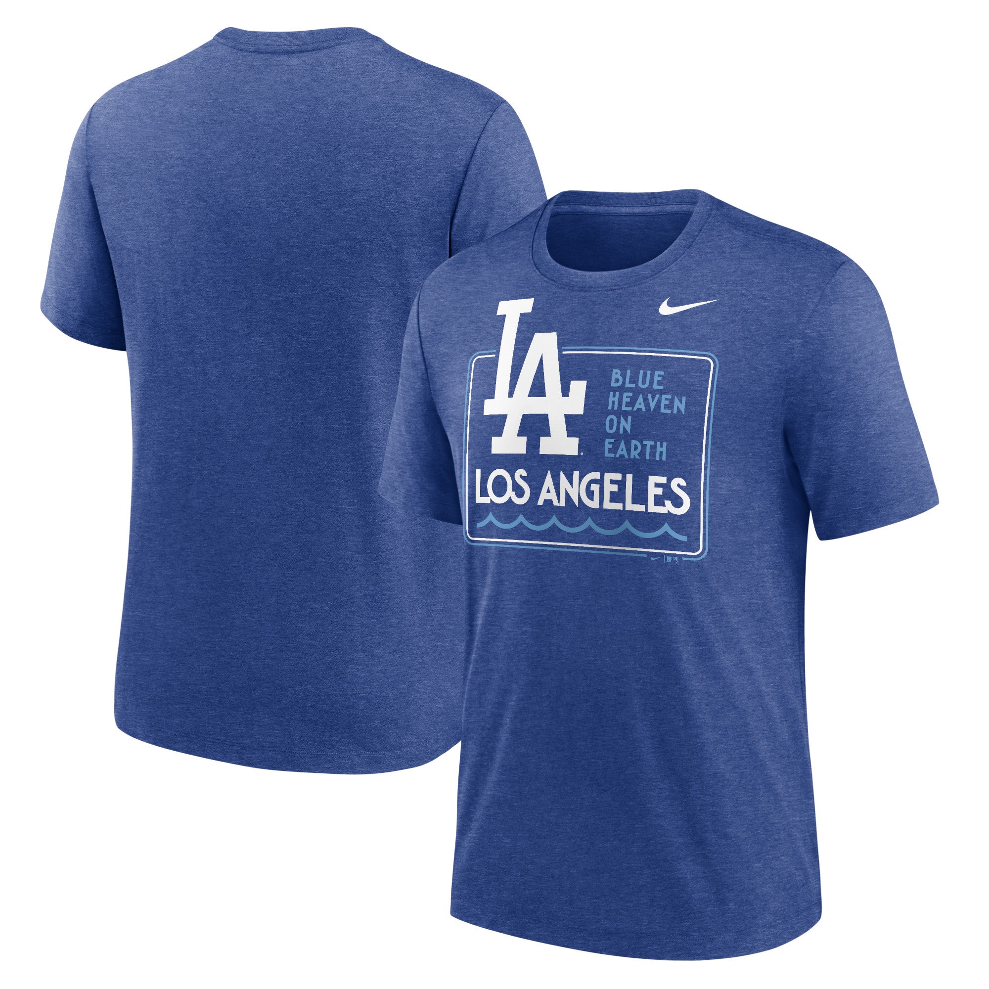 Dodgers Nike City Connect Tri Blend Tee - Mens