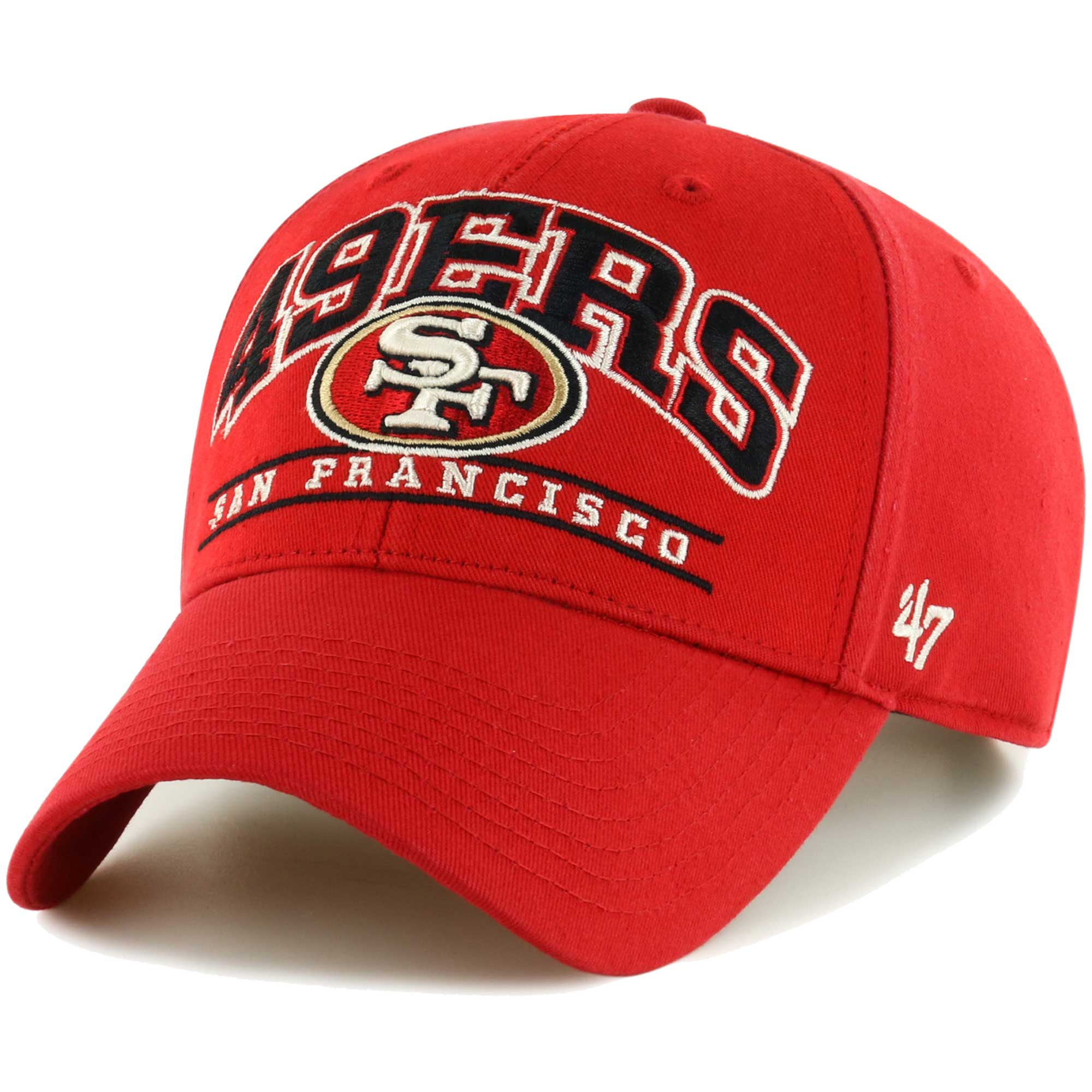 47 Brand 49ers Fletcher MVP Adjustable Hat