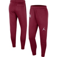 jordan men jordan flight artist series fleece pants black sail university  red