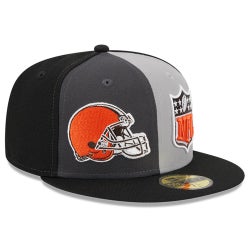 Men's - New Era Browns 2023 Sideline 59FIFTY Fitted Hat - Grey