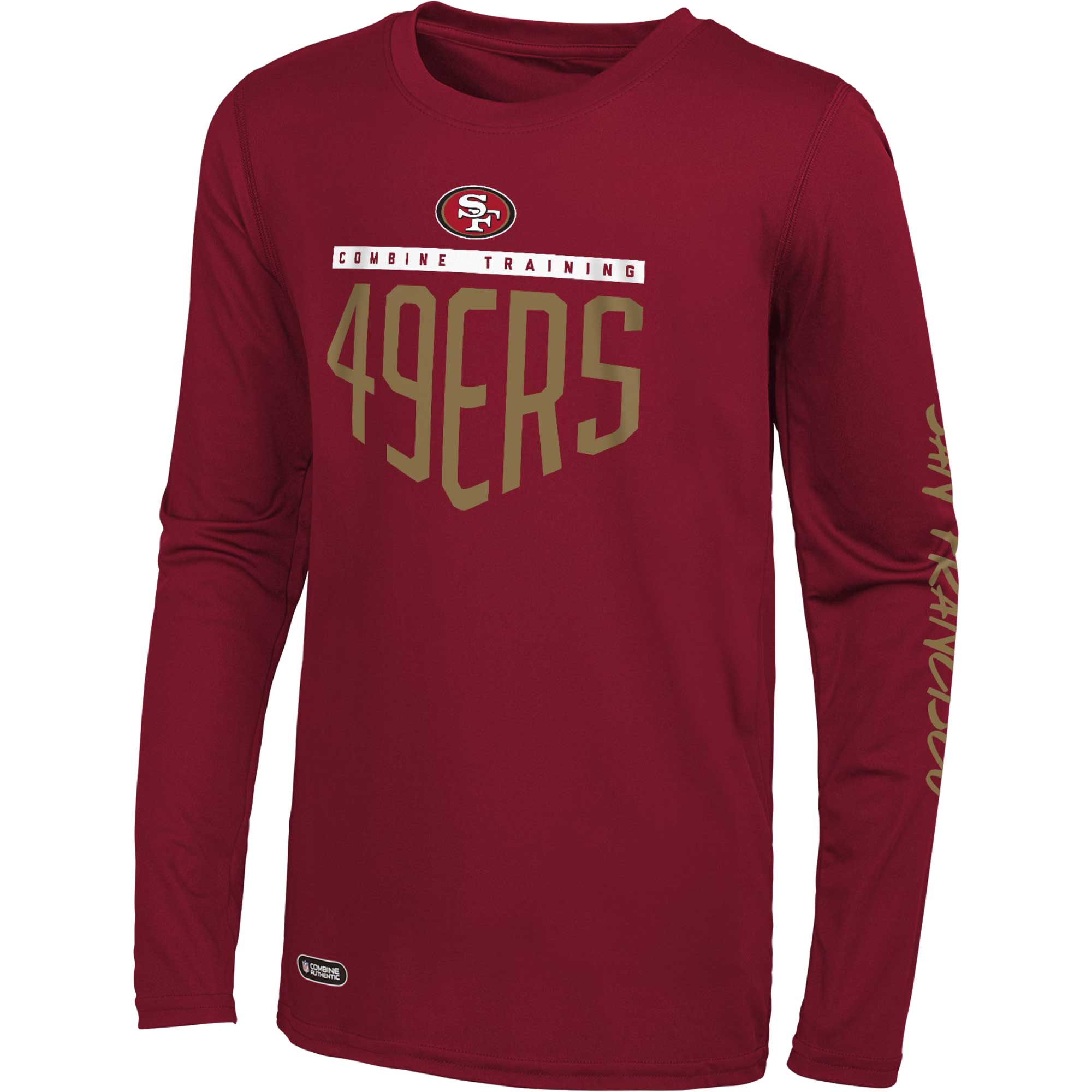 Outerstuff 49ers Impact Long Sleeve T-Shirt