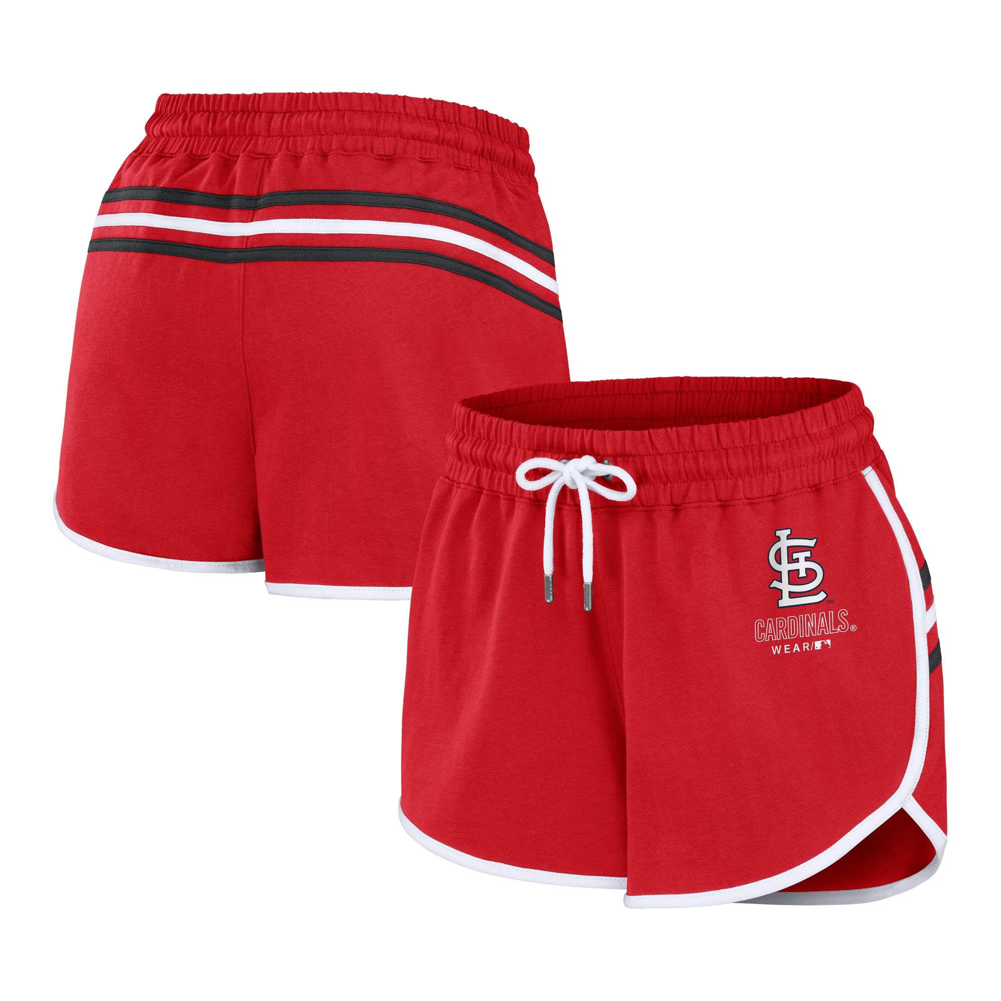 Women's Wear by Erin Andrews Red St. Louis Cardinals Logo Shorts