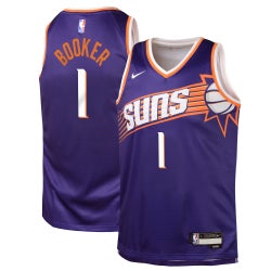 Boys' Grade School - Nike Suns Swingman Jersey Icon Edition - Purple