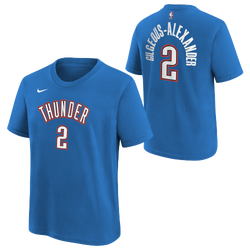 Boys' Grade School - Nike Shai Gilgeous-Alexander Thunder Icon Jersey - White