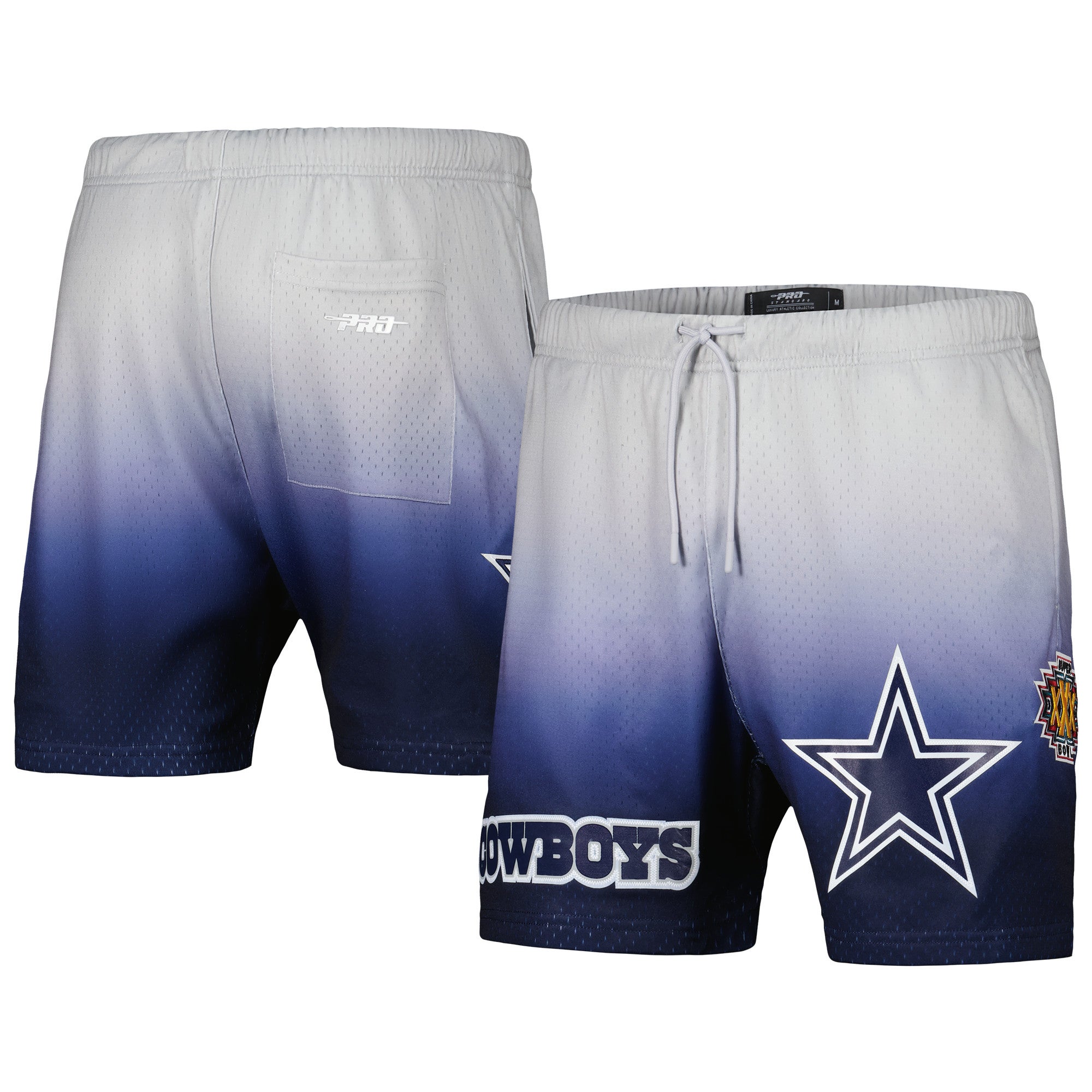 Shop PRO STANDARD Dallas Cowboys Mesh Shorts FDC341796-WHT white