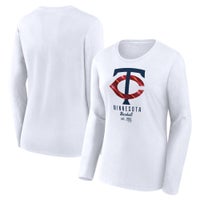 Minnesota Twins New Era Women's Colorblock T-Shirt - White