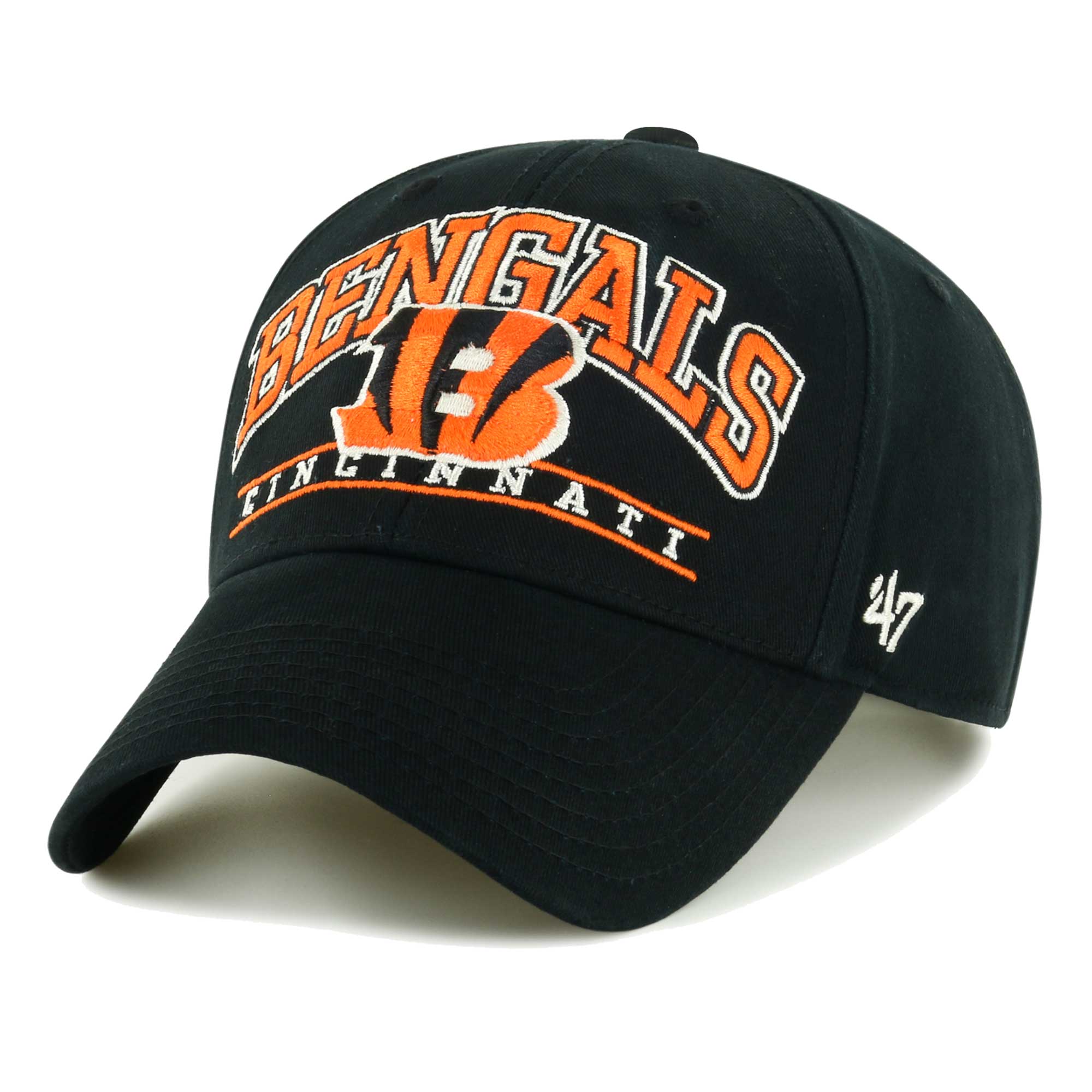 47 Brand / Men's Cincinnati Bengals Clean Up Orange Adjustable Hat