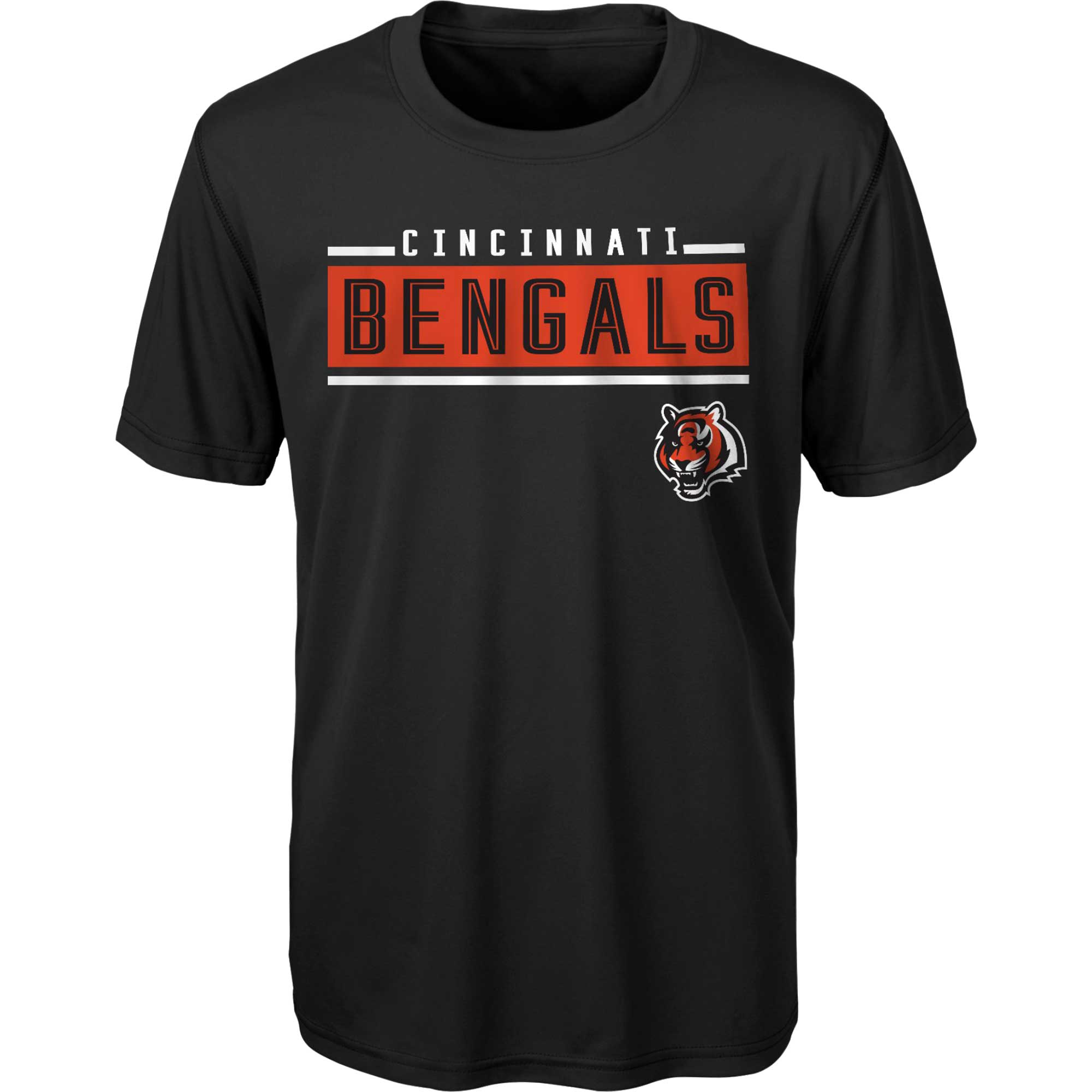 Outerstuff Youth Black Cincinnati Bengals Amped Up T-Shirt Size: Extra Large