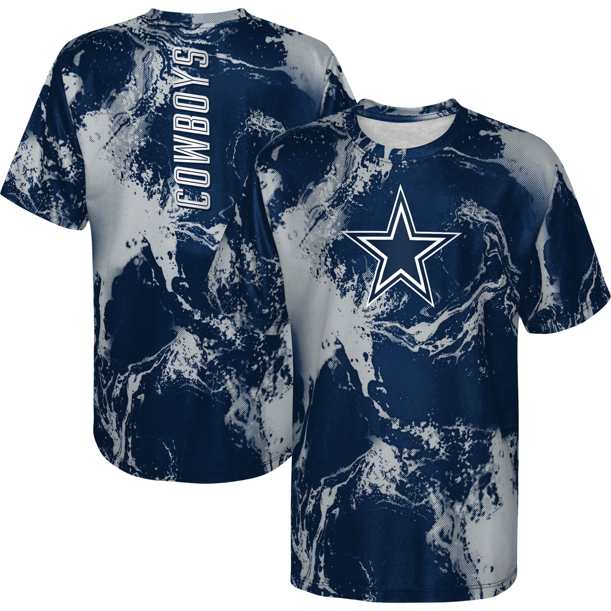 Dallas Cowboys Military Shirt 3D Short Sleeve - Dallas Cowboys Home