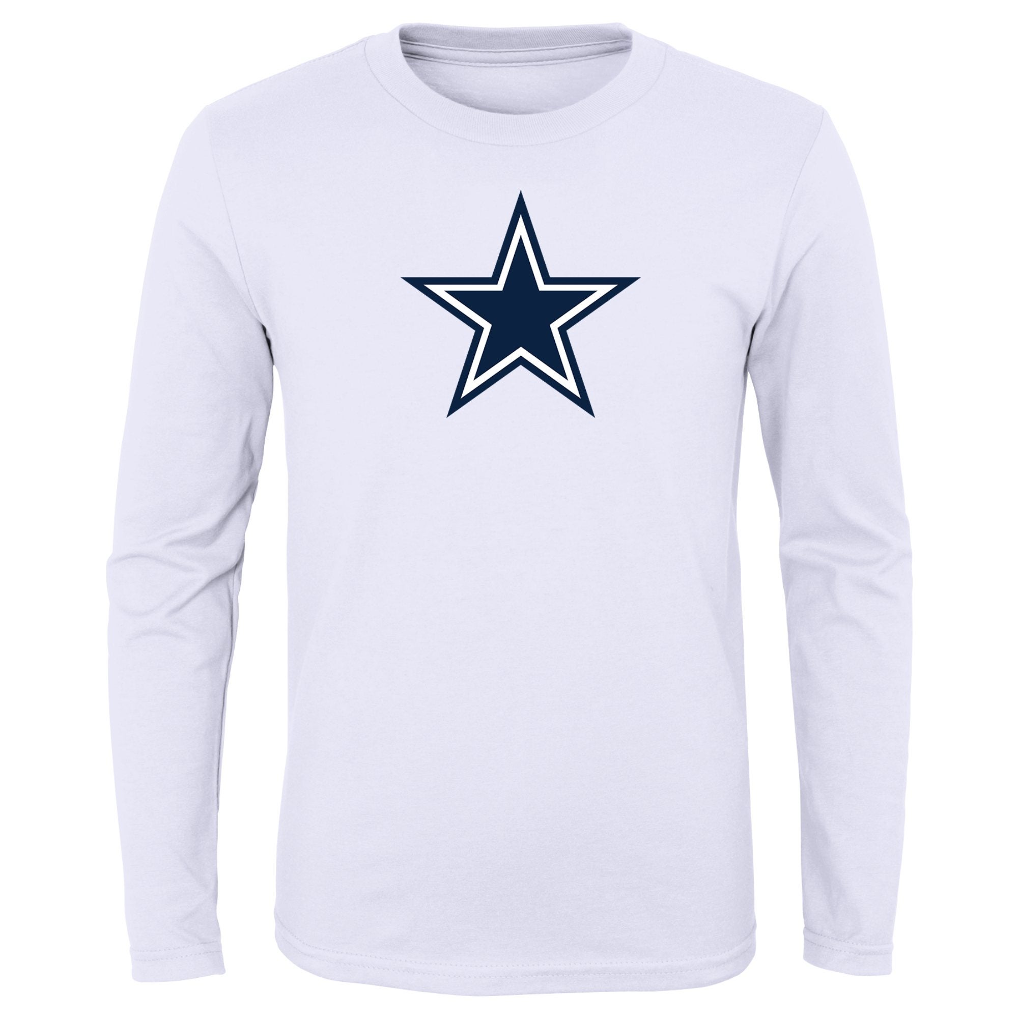 Outerstuff Youth Navy Dallas Cowboys Primary Logo Long Sleeve T-Shirt