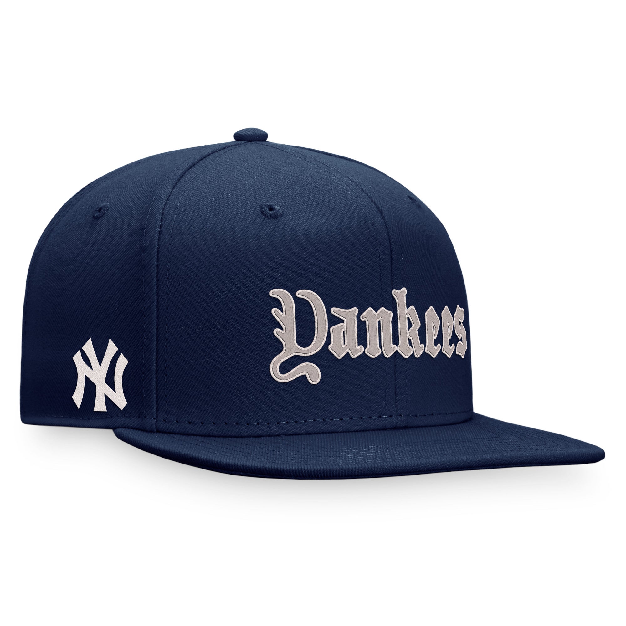 Fanatics Yankees Gothic Script Fitted Hat Foot Locker