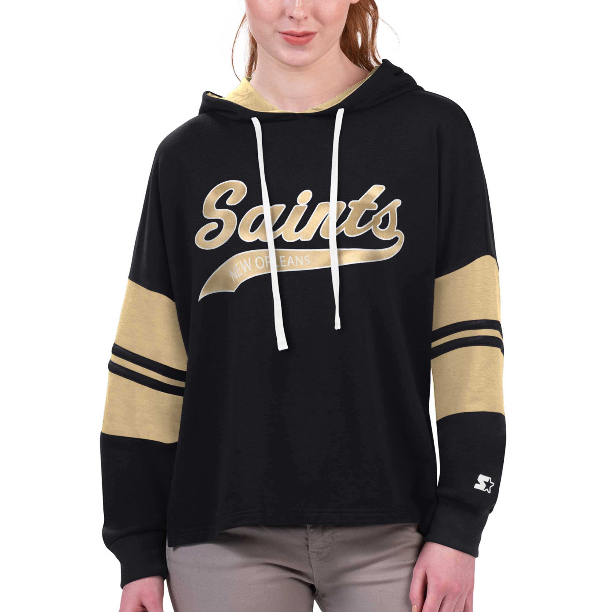 New Orleans Saints Mitchell Ness Head Coach Hoodie Black