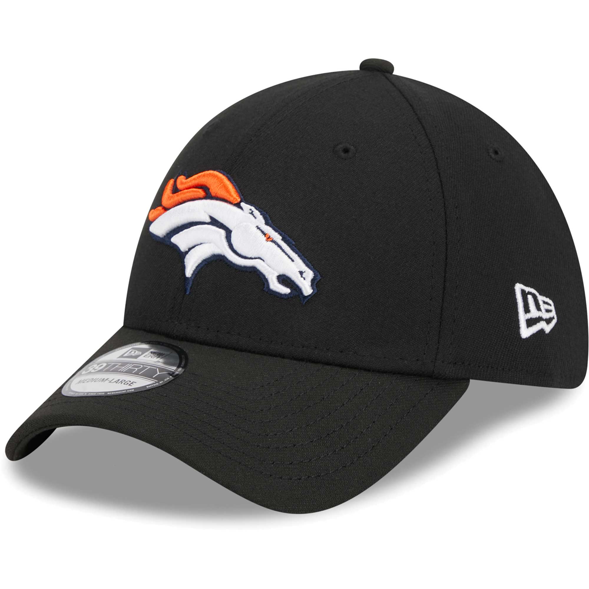 New Era Broncos Throwback Main 39THIRTY Flex Hat