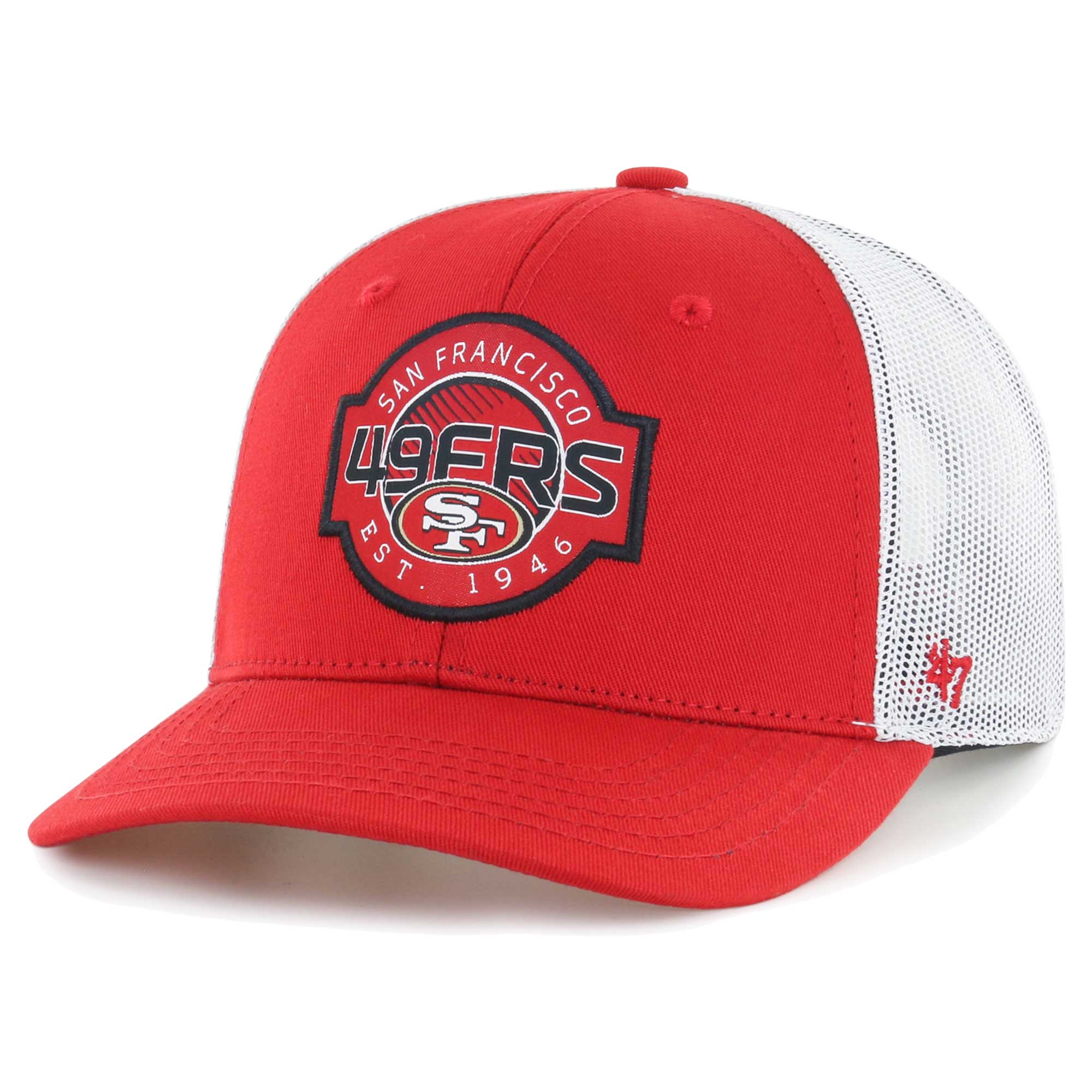 47 Brand 49ers Scramble Adjustable Trucker Hat