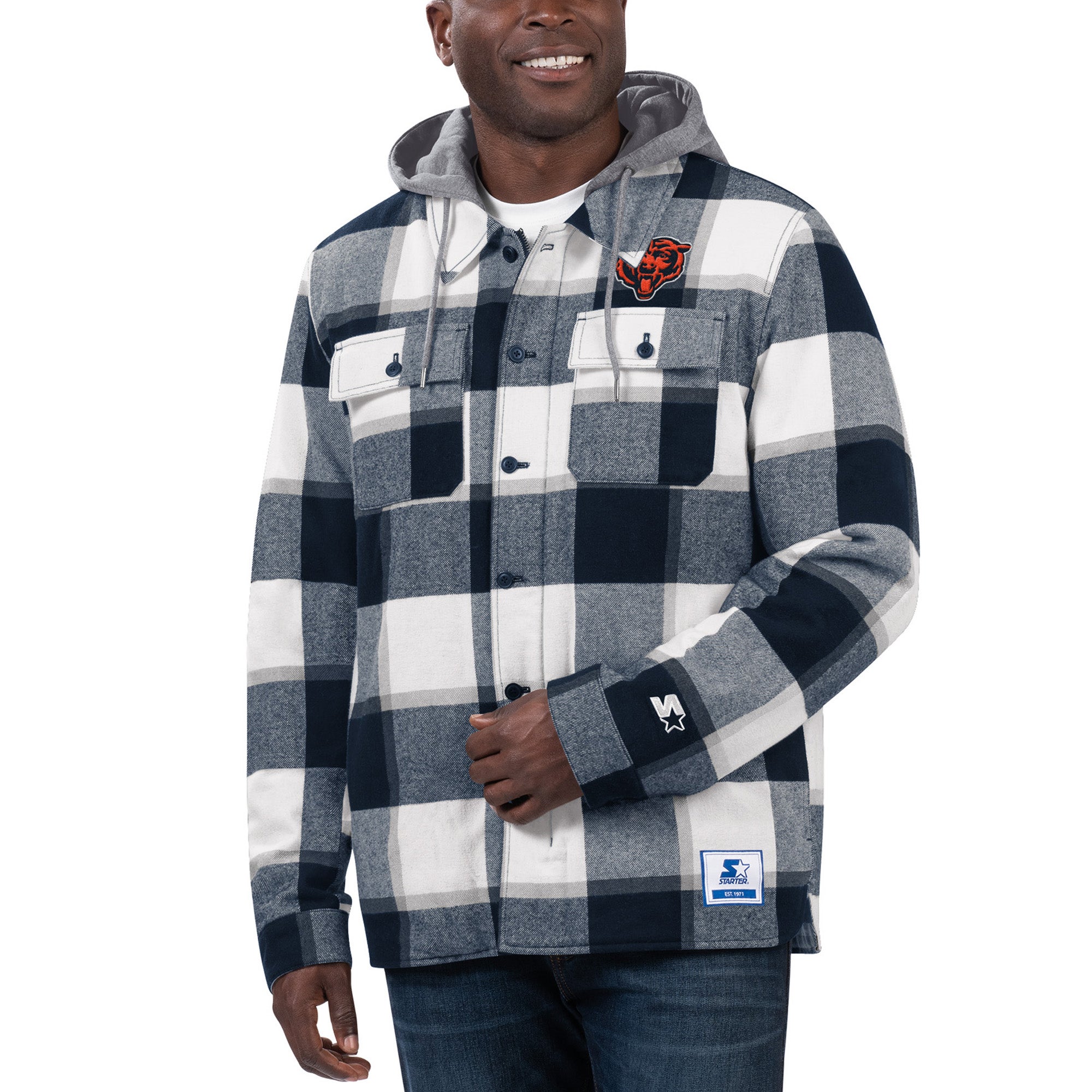 Chicago Bears NFL Christmas Personalized Hoodie Zipper Fleece Jacket -  Growkoc