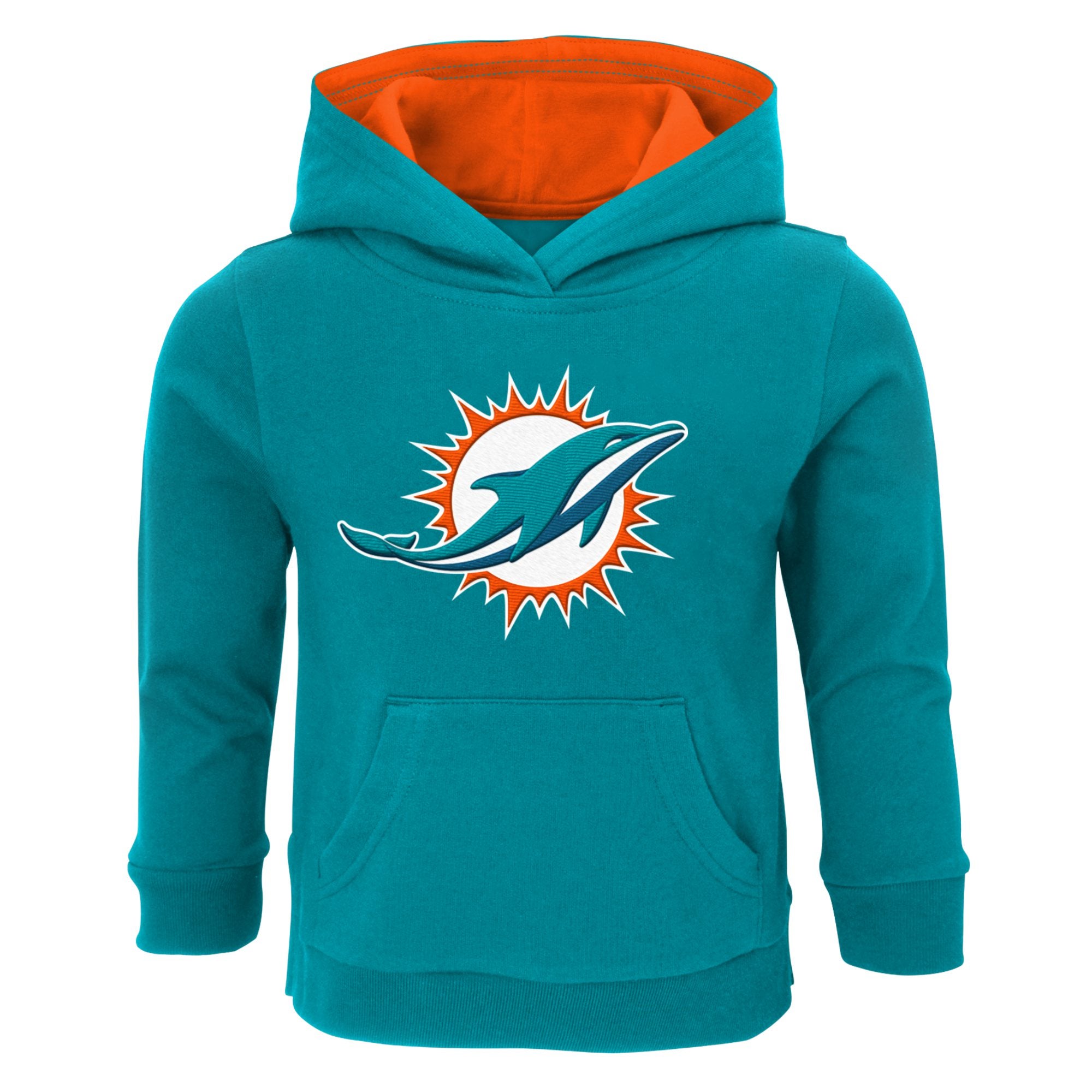 Outerstuff Men's Aqua Miami Dolphins Primetime Pullover Hoodie Size: Medium