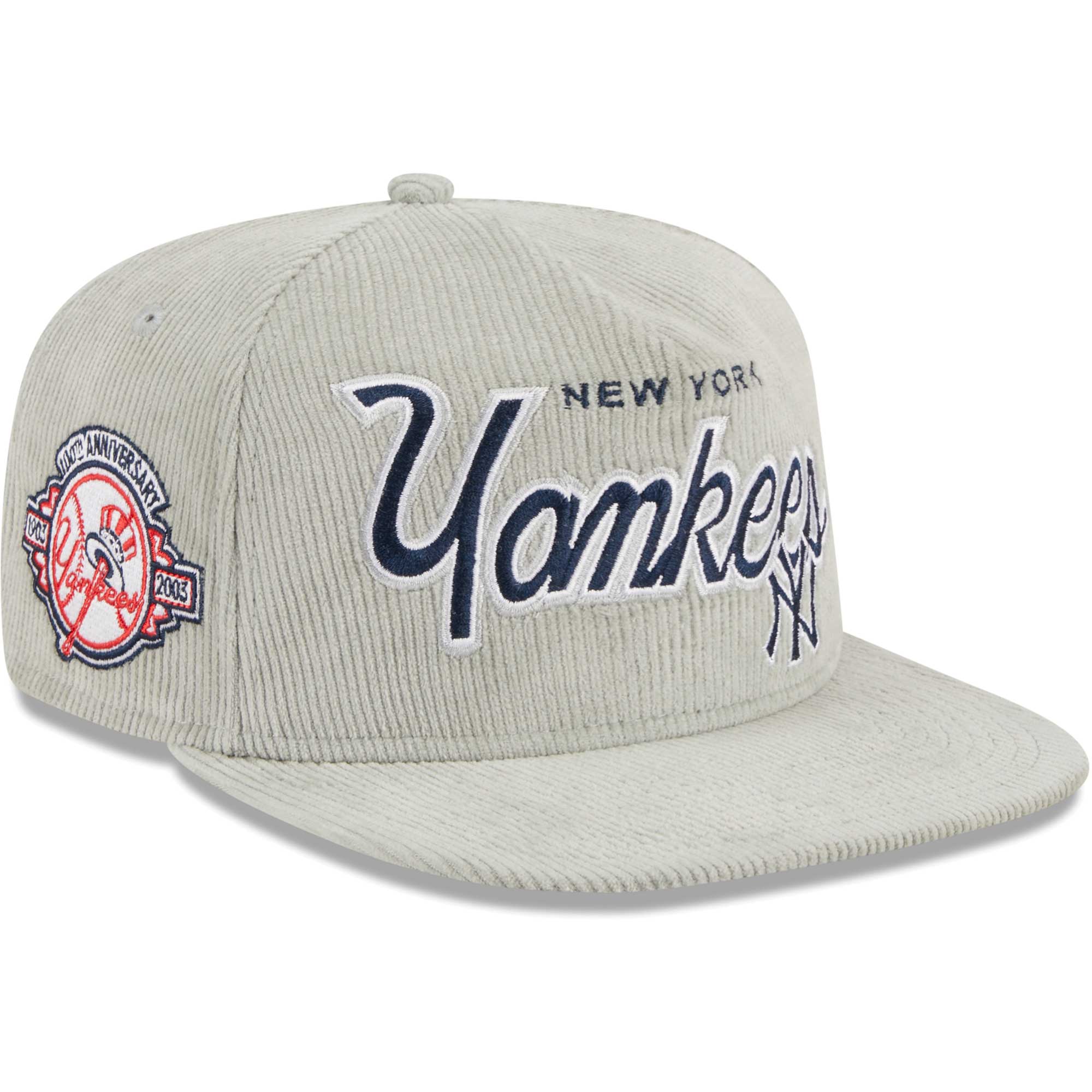 New Era Yankees Corduroy Golfer Adjustable Hat Foot Locker
