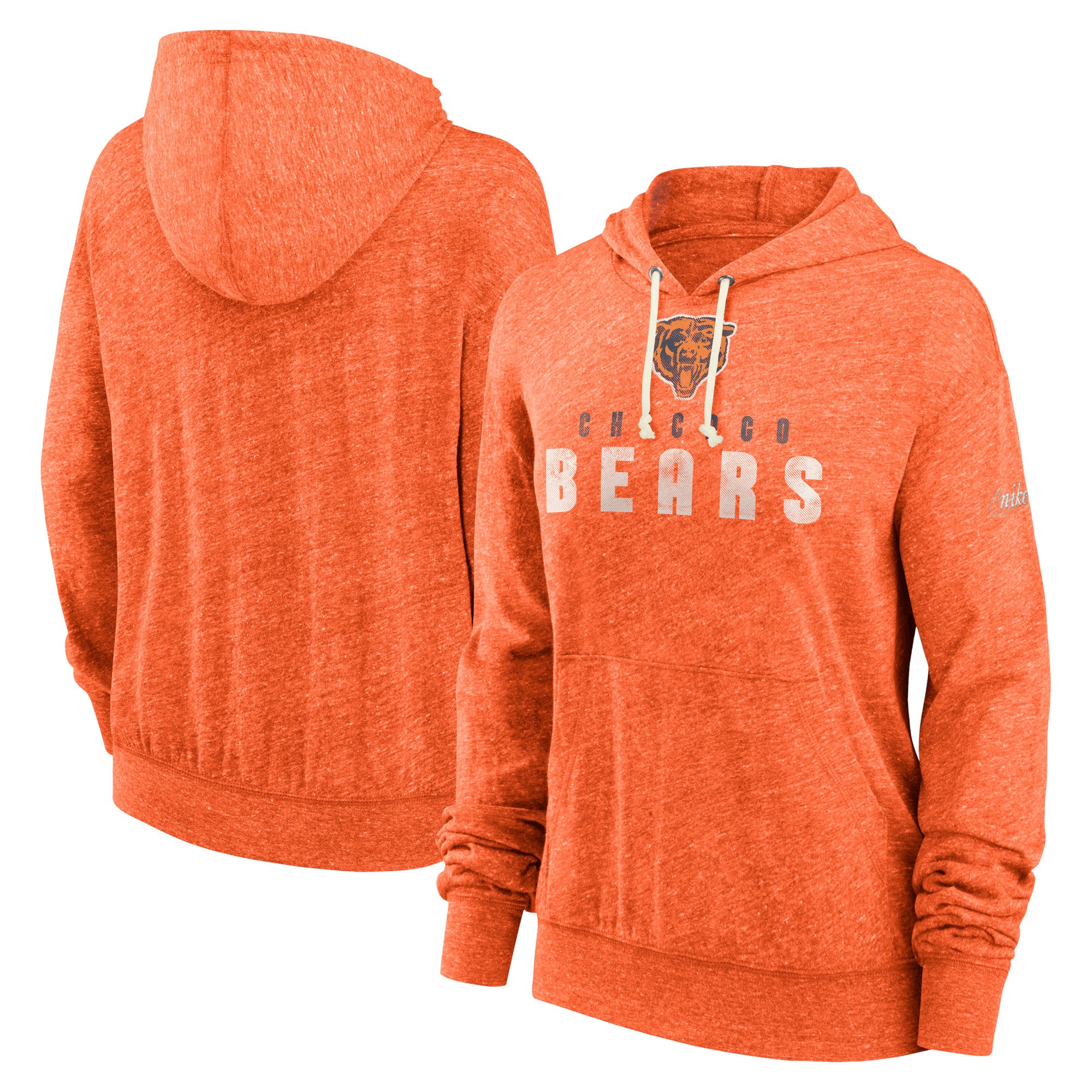 CHICAGO BEARS RETRO CLASSIC FLC PO HOODIE (EGGSHELL/ MIDNIGHT NAVY)