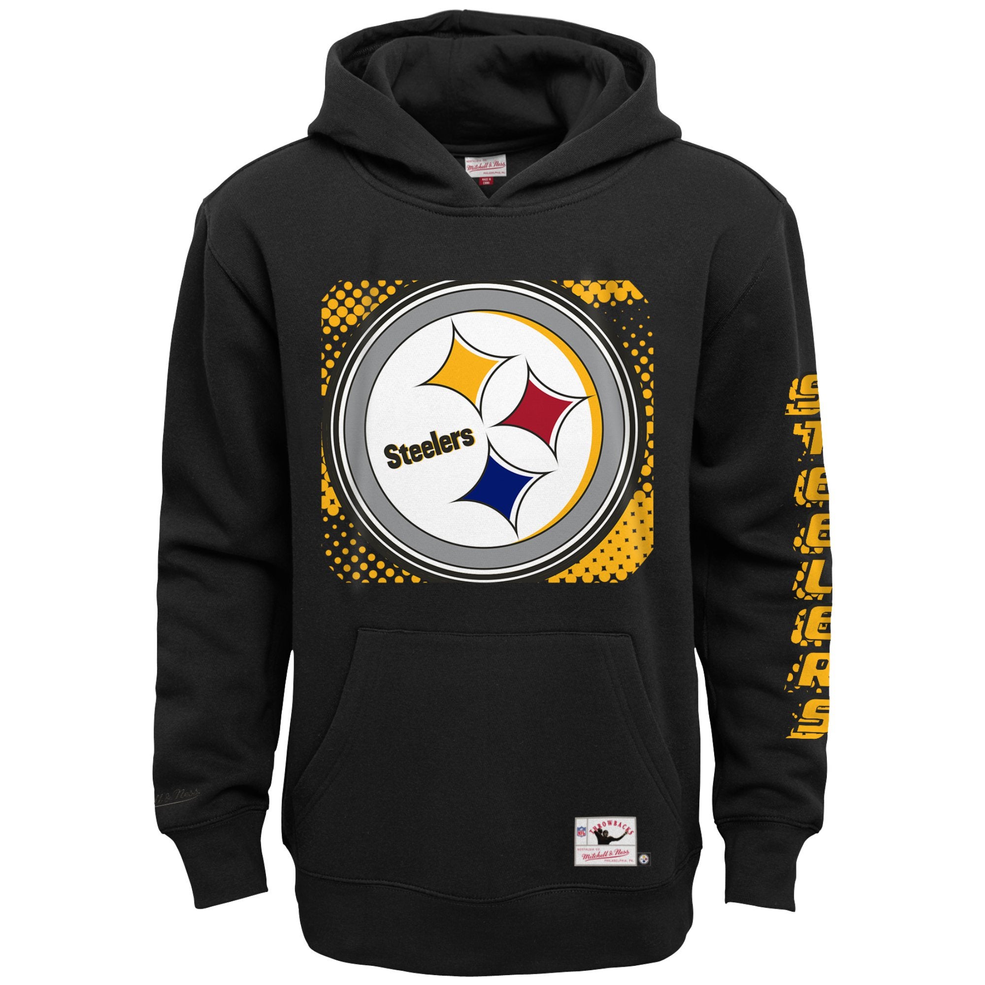 Pittsburgh Steelers Mitchell & Ness Big Face Hoodie - Dynasty Sports &  Framing