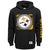 Youth Mitchell & Ness Black Pittsburgh Steelers Big Face 7.0 Pullover Hoodie Size: Medium