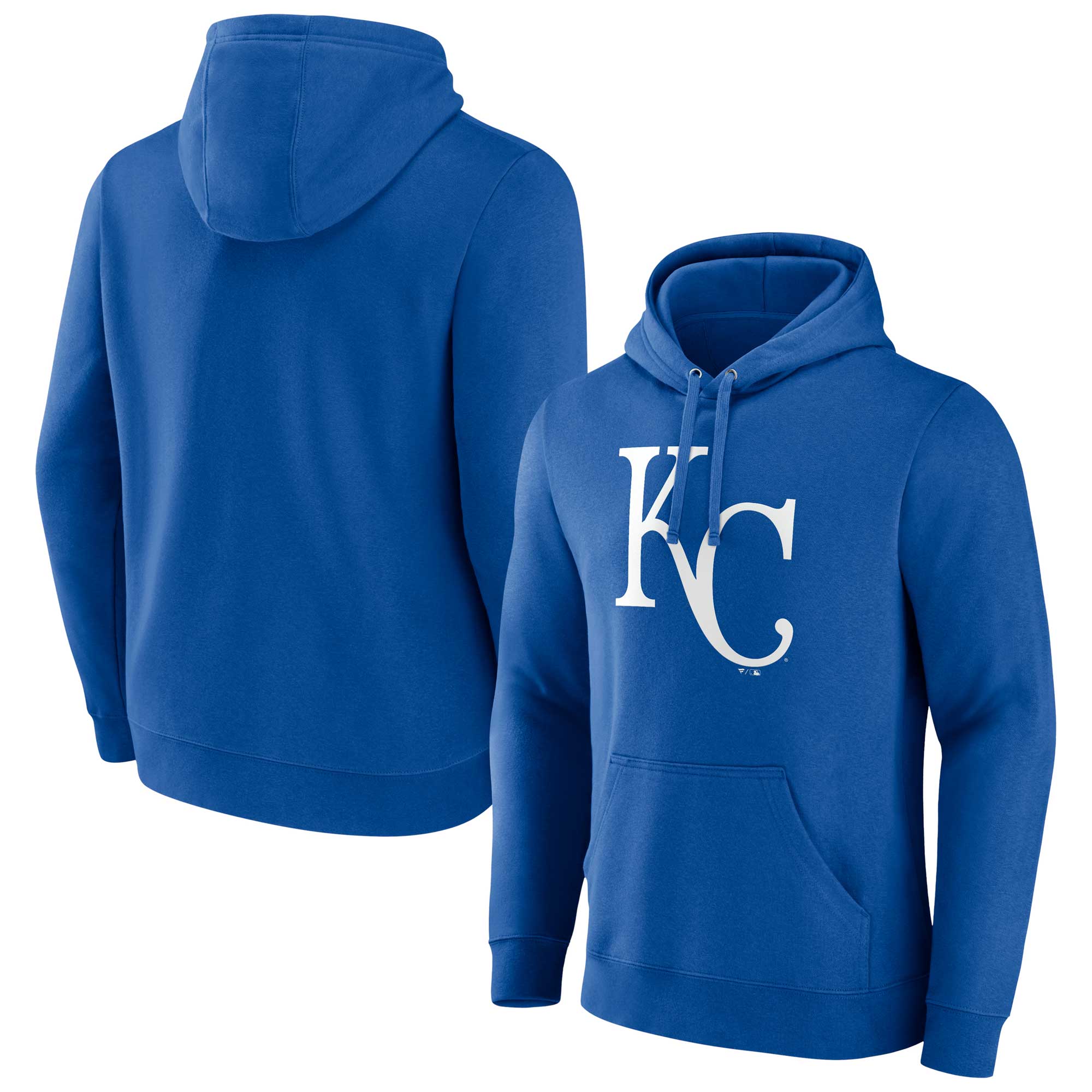 Men's Fanatics Branded Royal Kansas City Royals Official Logo Pullover Hoodie