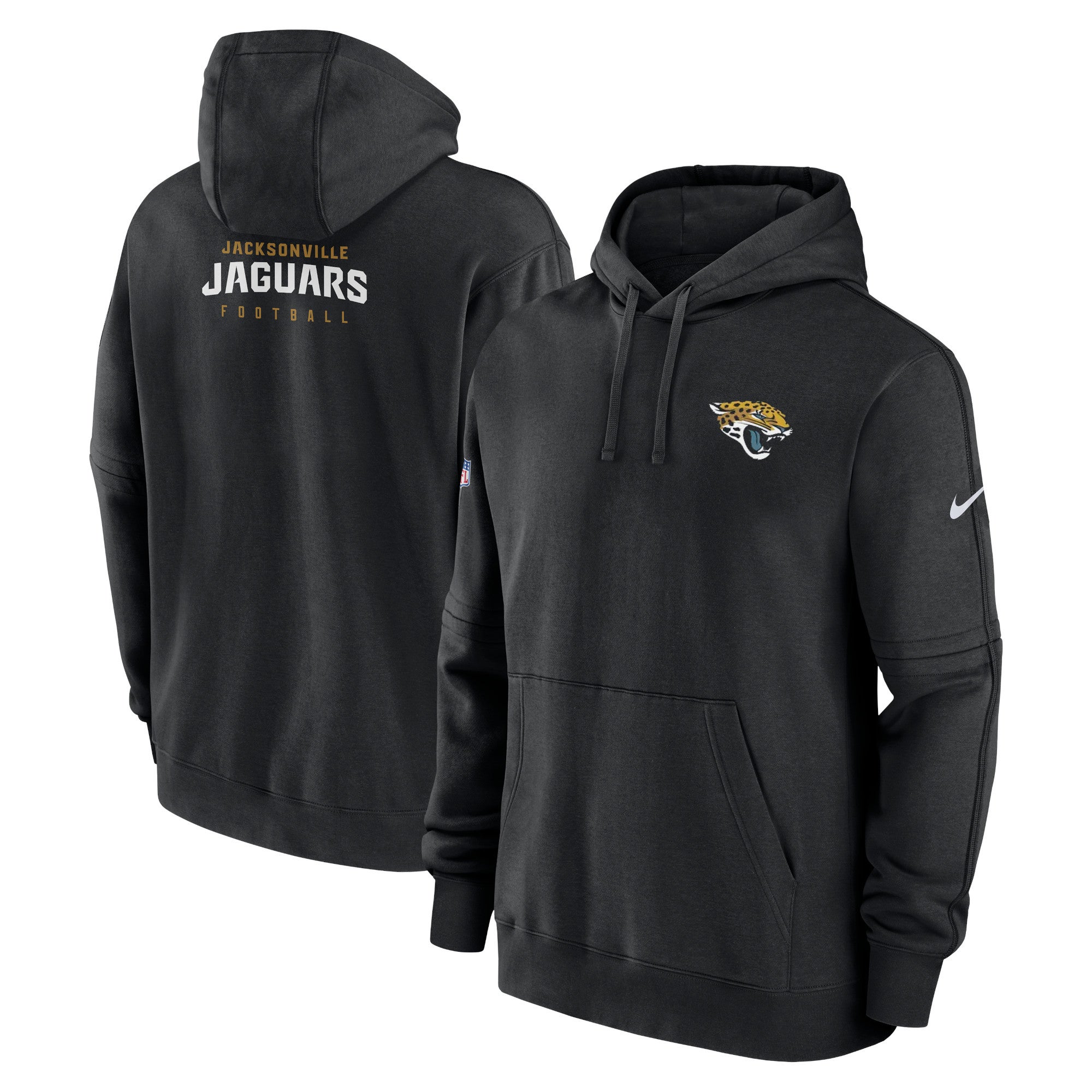 Nike Sideline Club (NFL Jacksonville Jaguars) Women's Pullover Hoodie