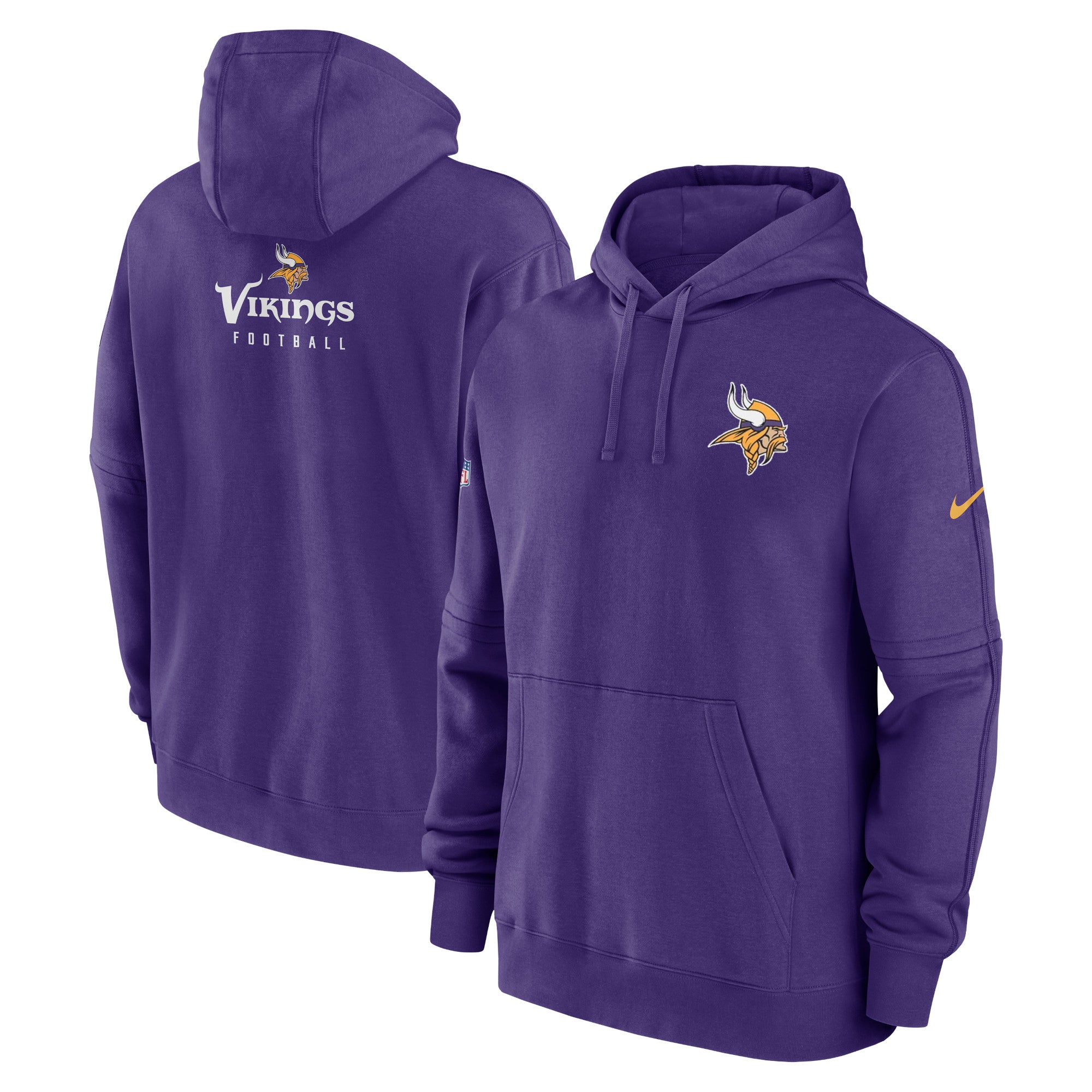 Minnesota Vikings Nike Sideline Team Performance Pullover Hoodie - Purple