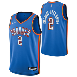 Boys' Grade School - Nike Thunder Swingman Jersey Icon Edition - Blue