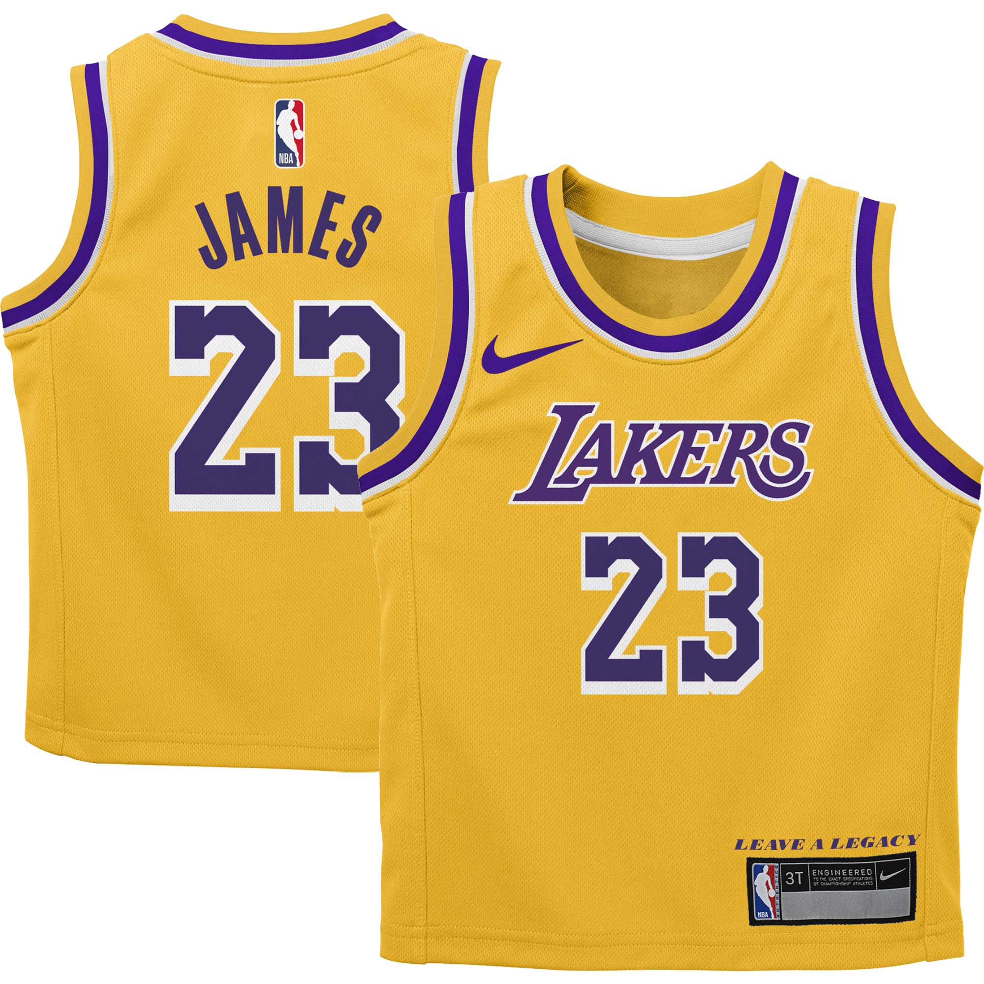 MEN'S NIKE LA LAKERS SWINGMAN JERSEY CITY EDITION 17 912113 011