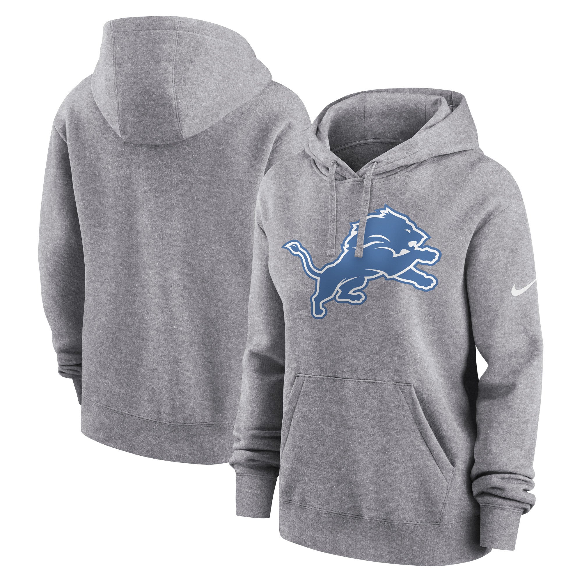 Nike Lions Team Logo Club Fleece Pullover Hoodie