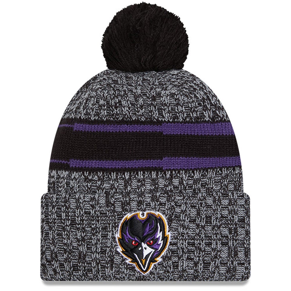 New Era Ravens 2023 Sideline Knit Hat