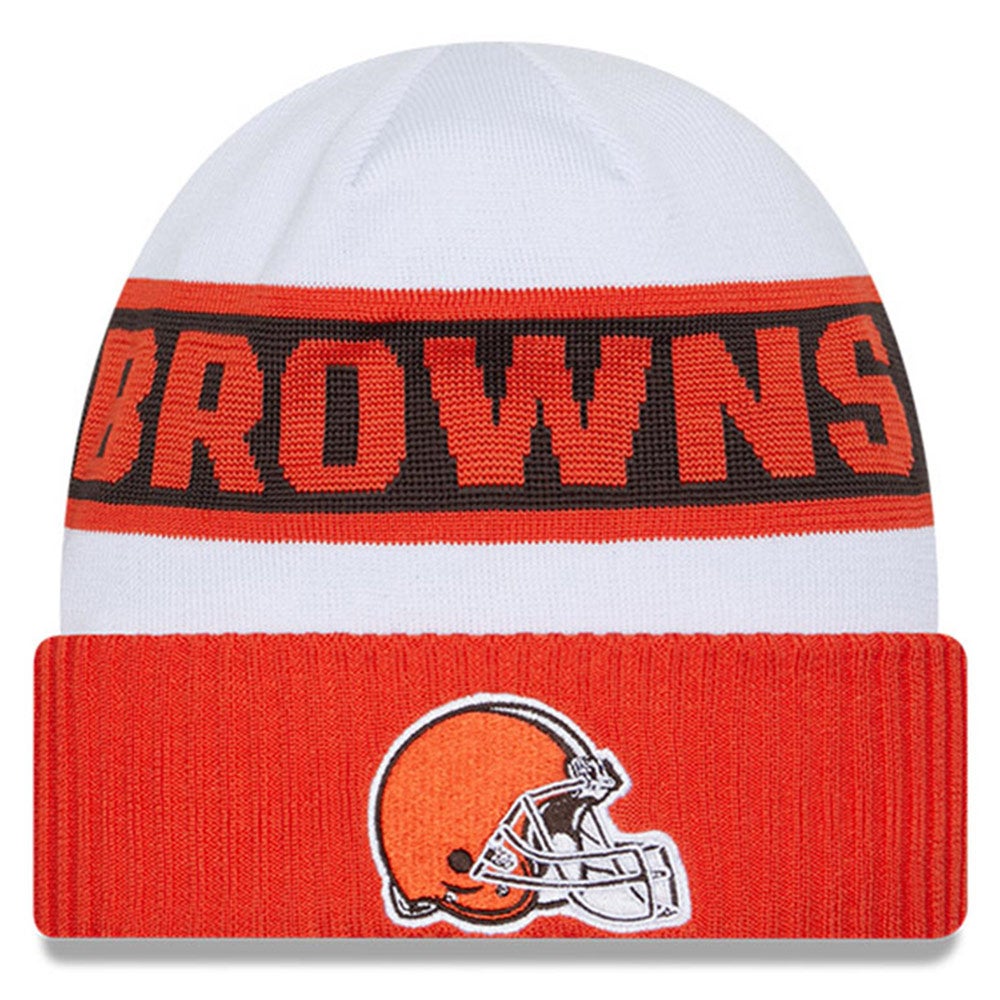 New Era Browns 2023 Sideline Tech Knit Hat