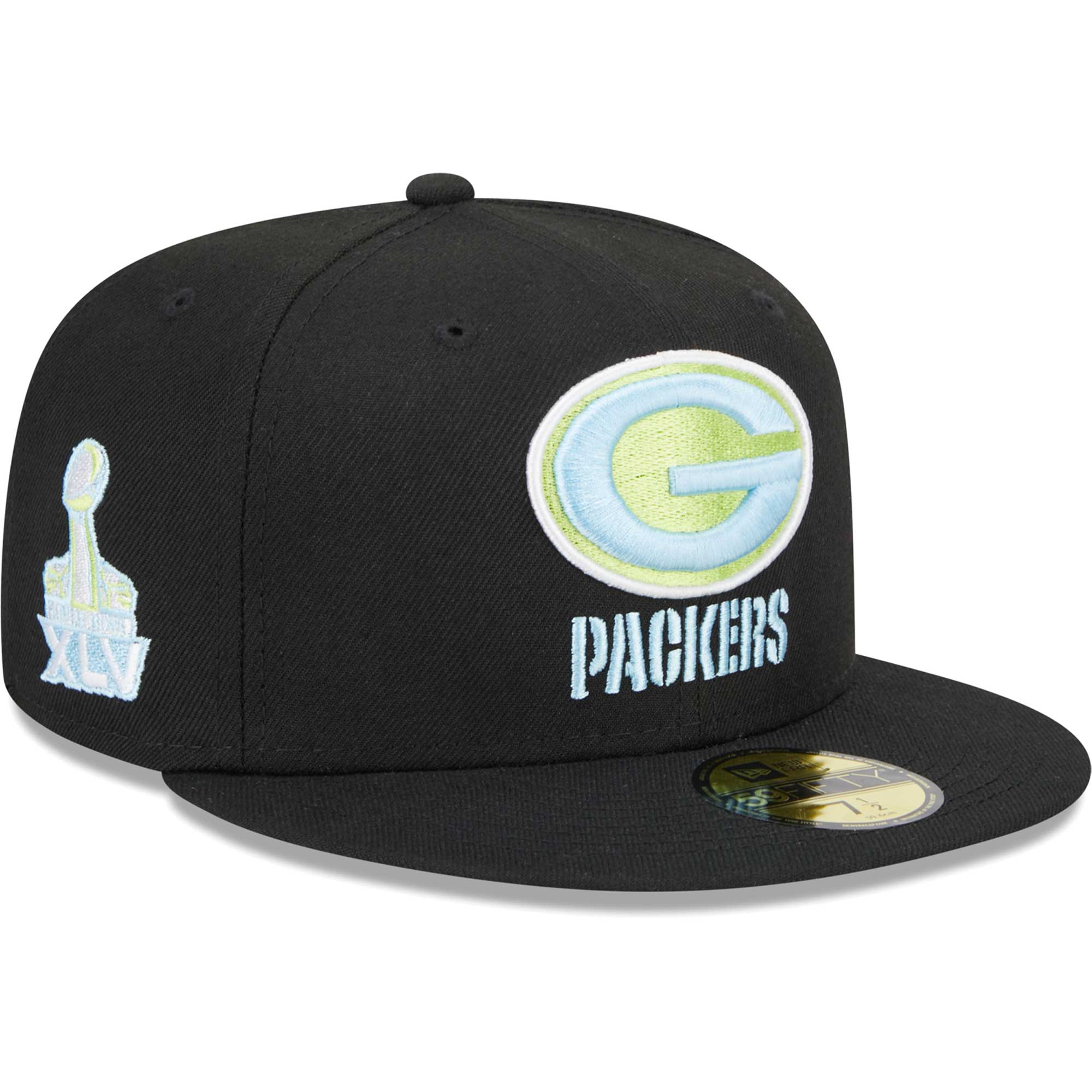 Men's Green Bay Packers New Era Green Local 59FIFTY Fitted Hat